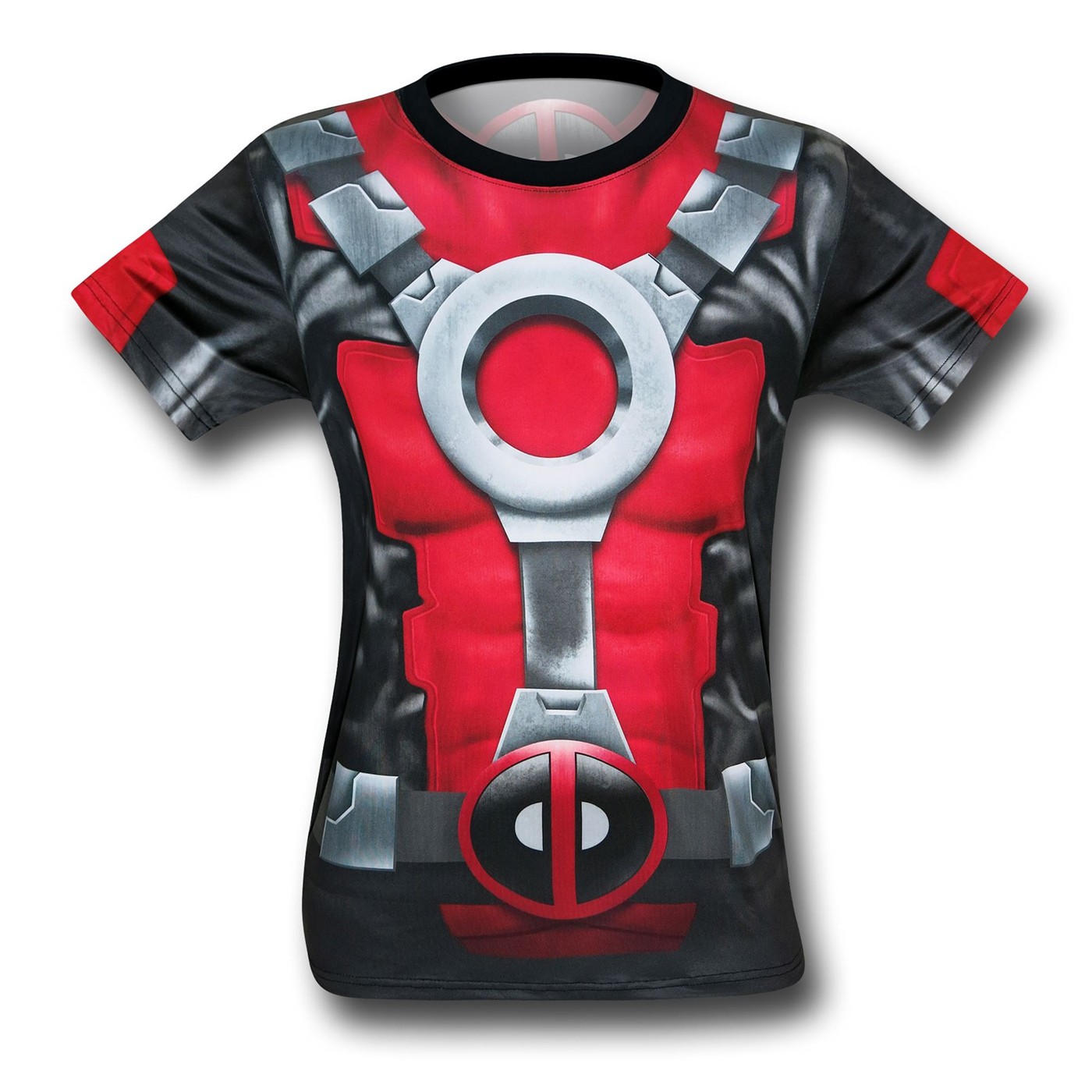 Deadpool All-Over Print Costume Fitness T-Shirt