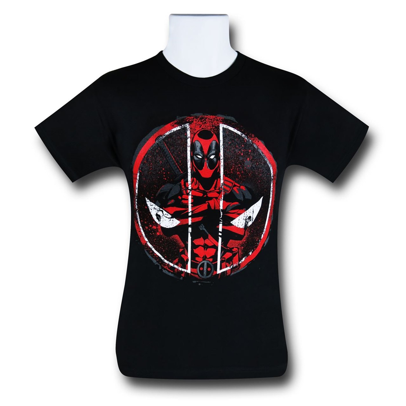 Deadpool T-Shirt Ufficiale Marvel – Braccia Incrociate – Colore Nero – Unisex In Cotone Morbido