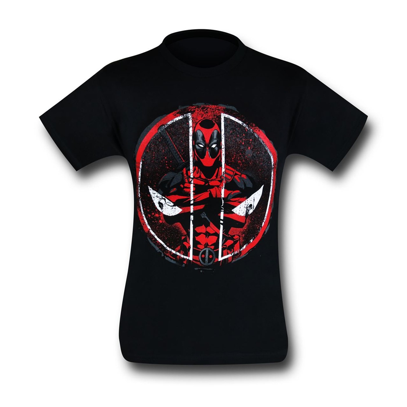Deadpool Arms Crossed in Symbol T-Shirt