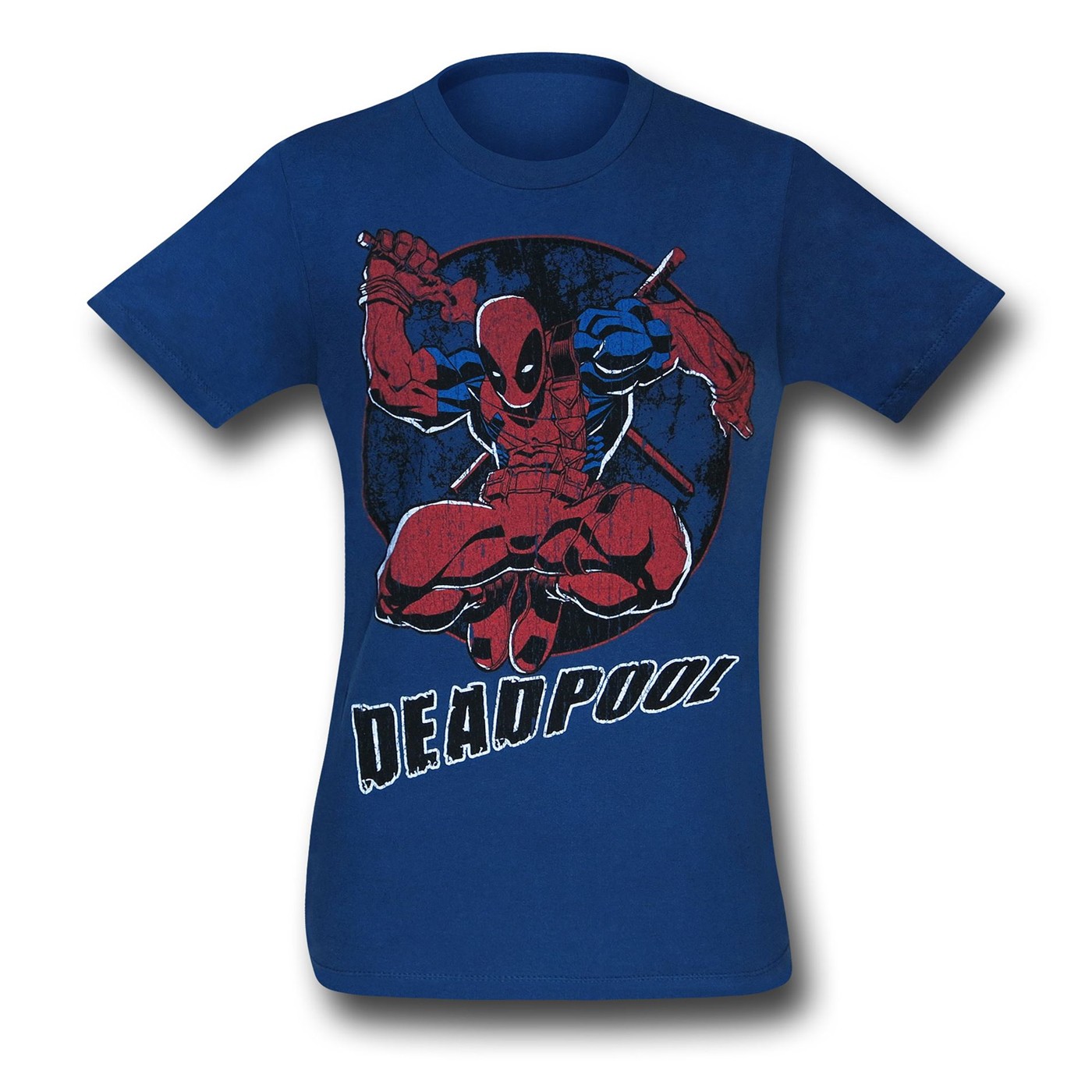 Deadpool Circle Leap Light Navy 30 Single T-Shirt
