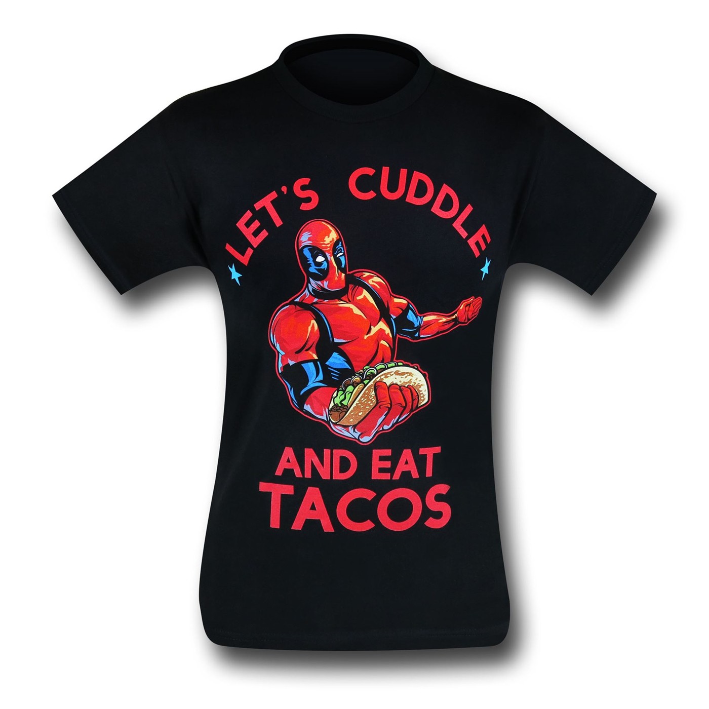 Deadpool Cuddle & Eat Tacos T-Shirt