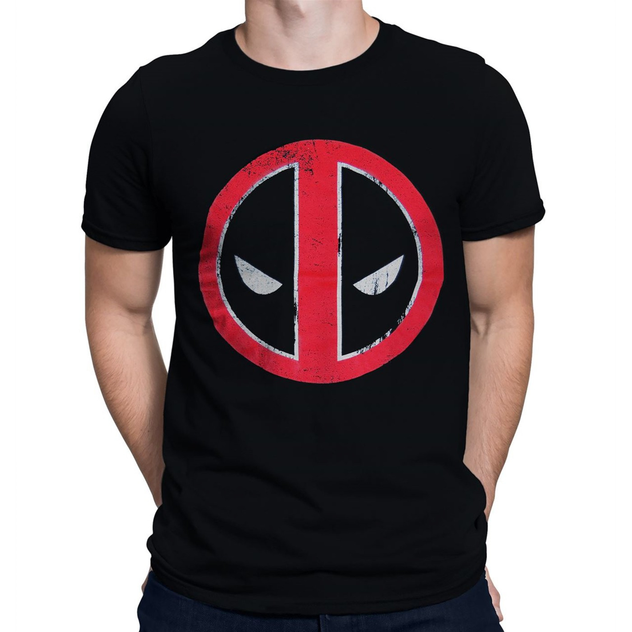 Deadpool Logo New Era Hat and T-Shirt Bundle