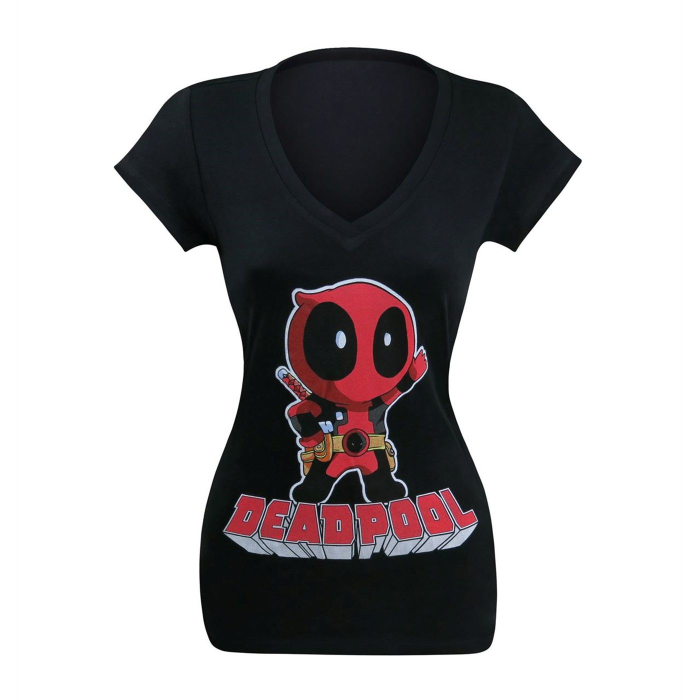 Deadpool Hey There Women's V-Neck T-Shirt