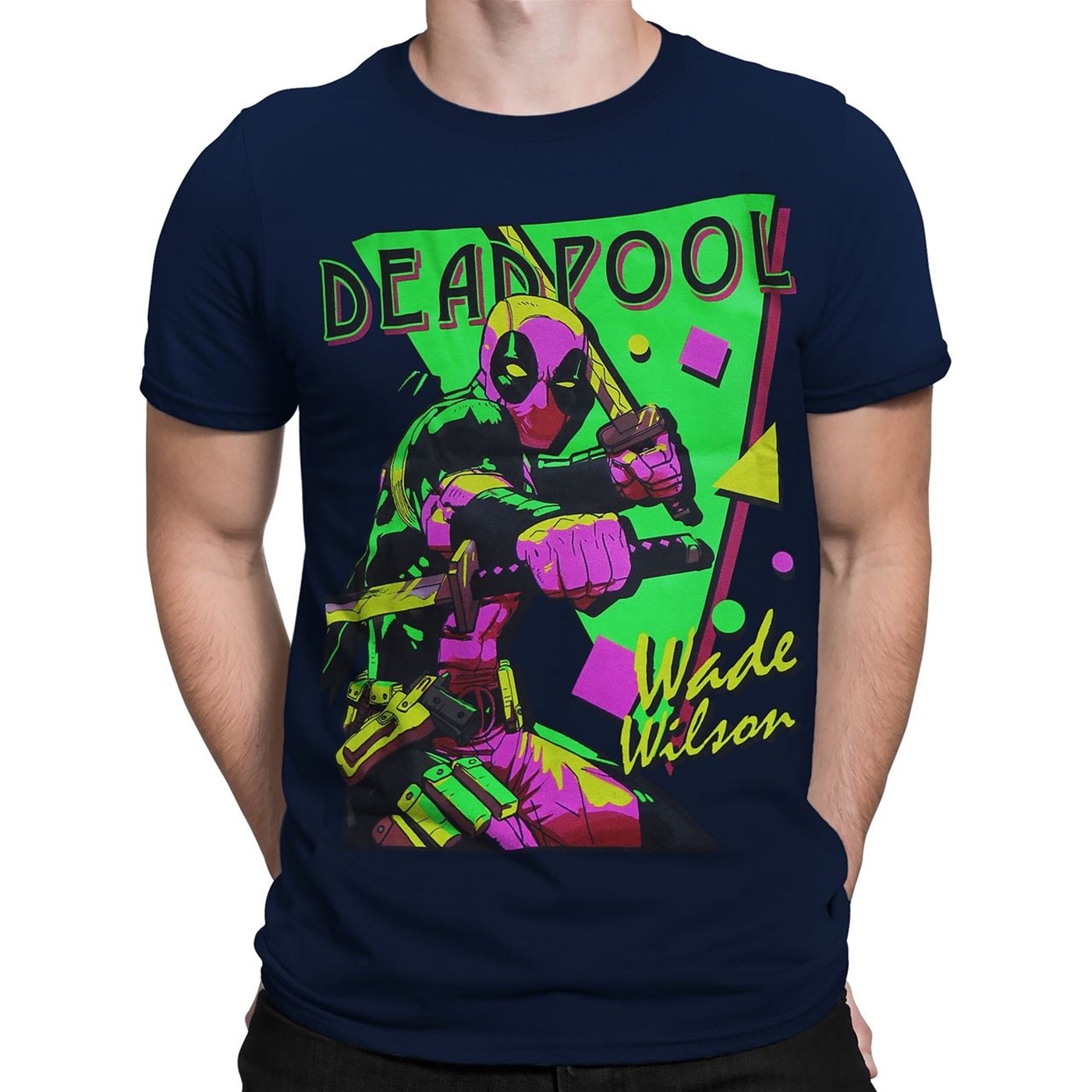 Deadpool It's A Party 80's Style Men's T-Shirt