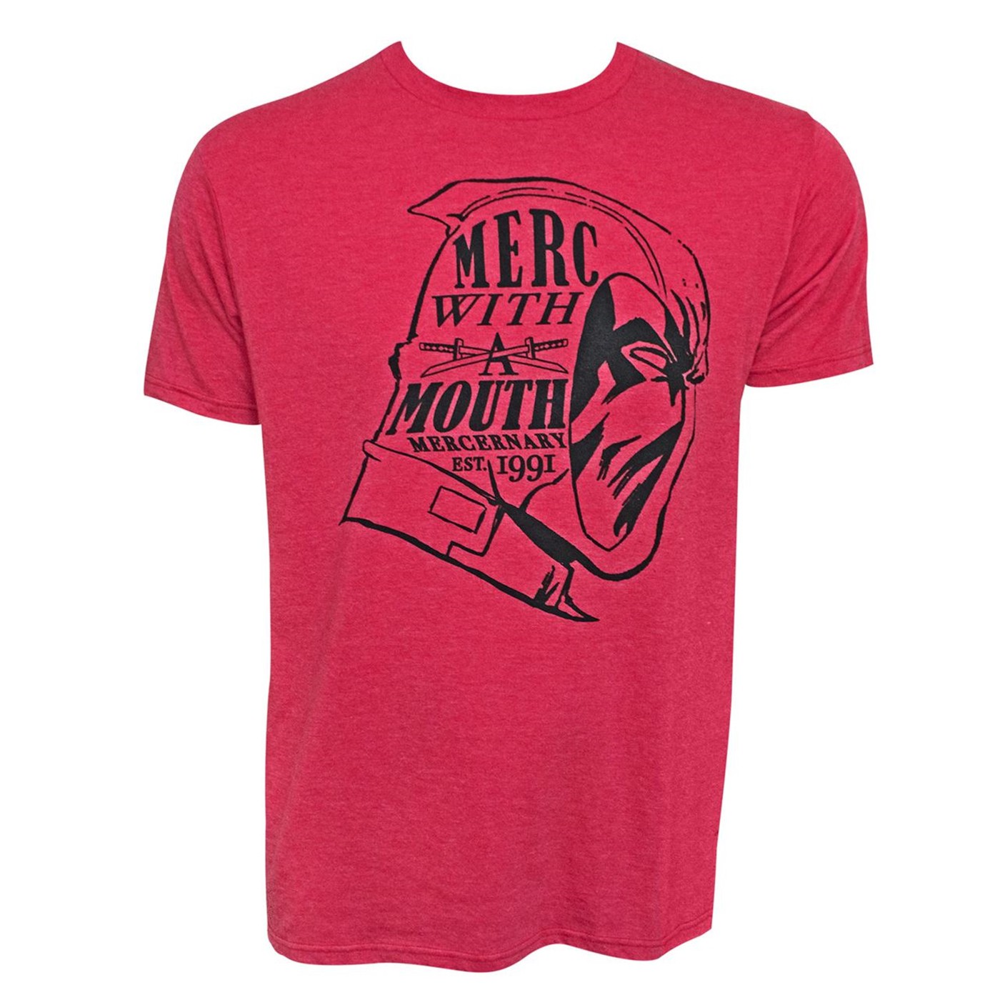Deadpool Merc With A Mouth Established 1991 Men's T-Shirt