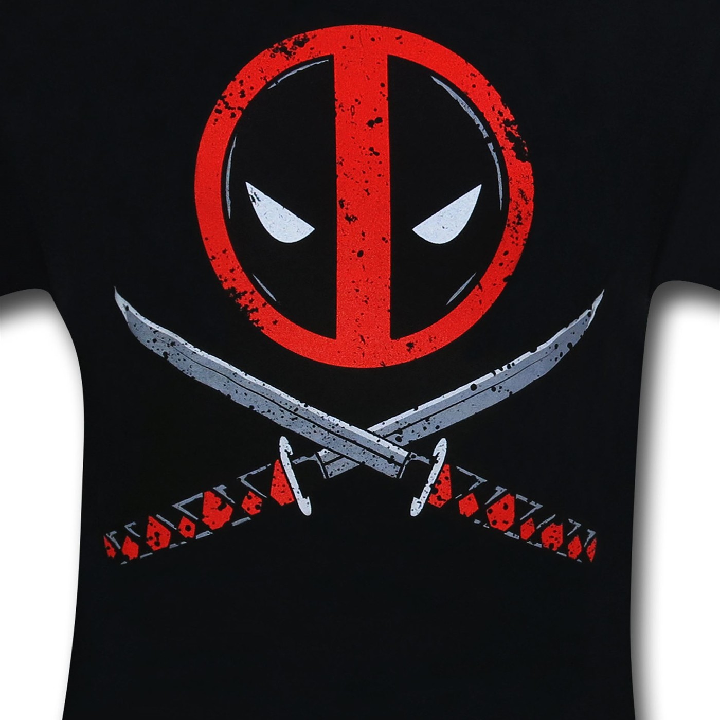 Deadpool Mask & Crossed Swords T-Shirt