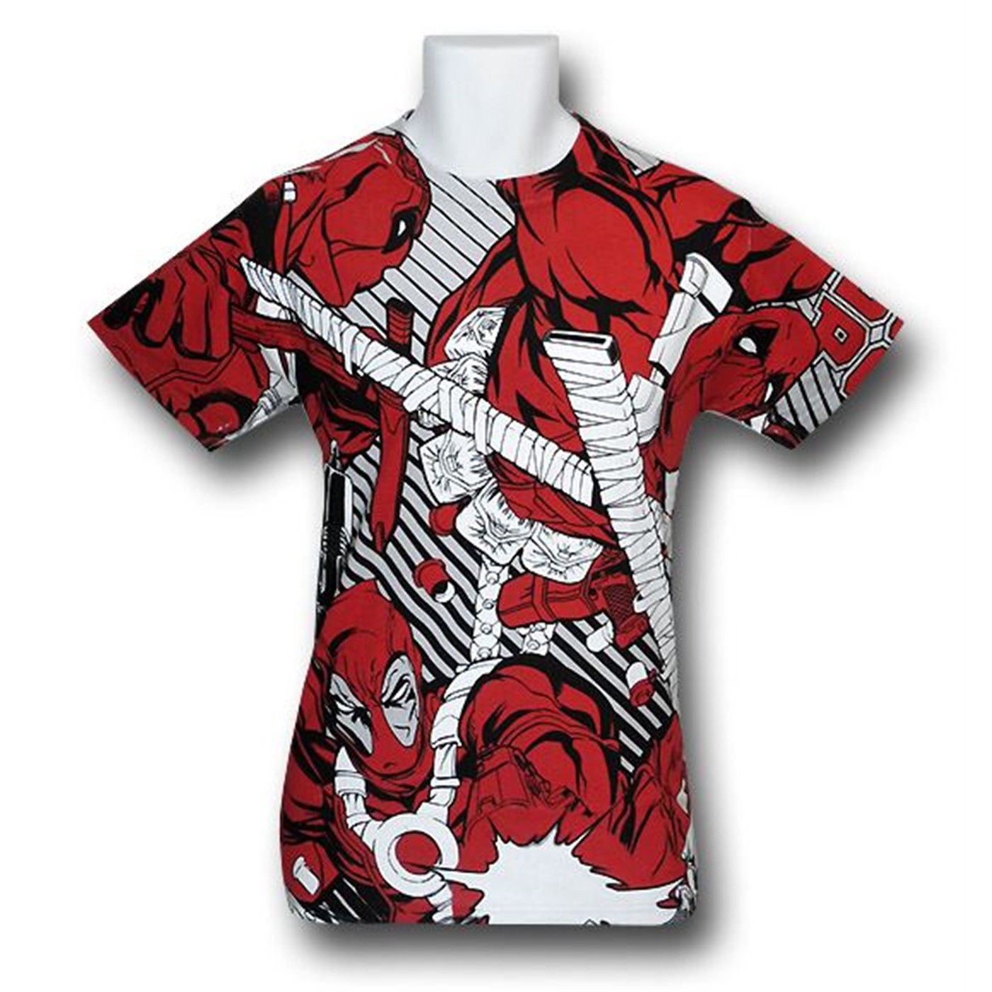 Fashion Women's/Men's American Comic Badass Deadpool 3D Print Casual T-Shirt CR1