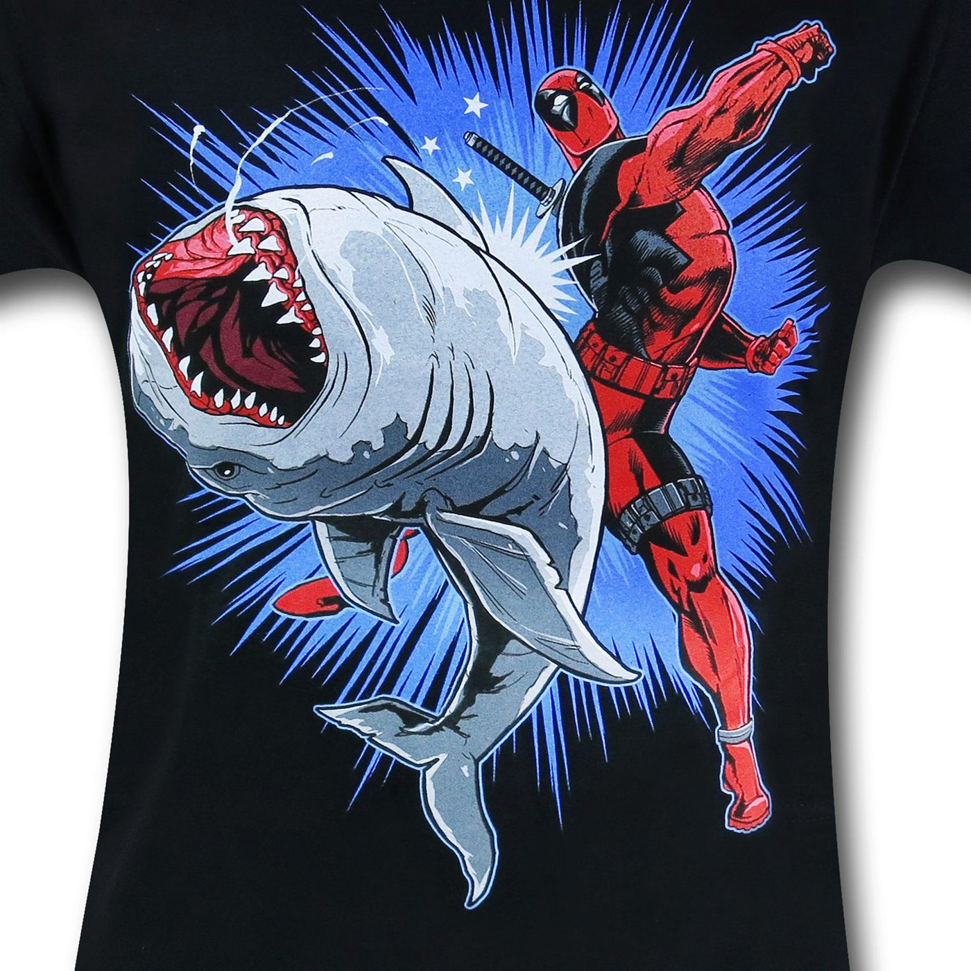 Deadpool Shark Punch 30 Single T-Shirt