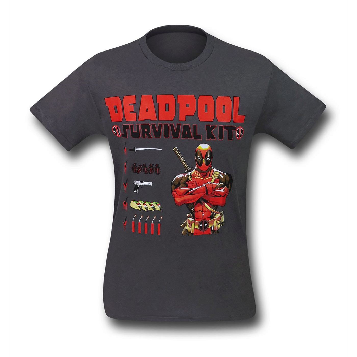 Deadpool Survival Kit Men's T-Shirt