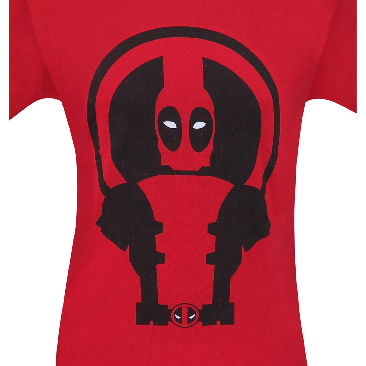 Deadpool and Symbol Minimalist Men's T-Shirt