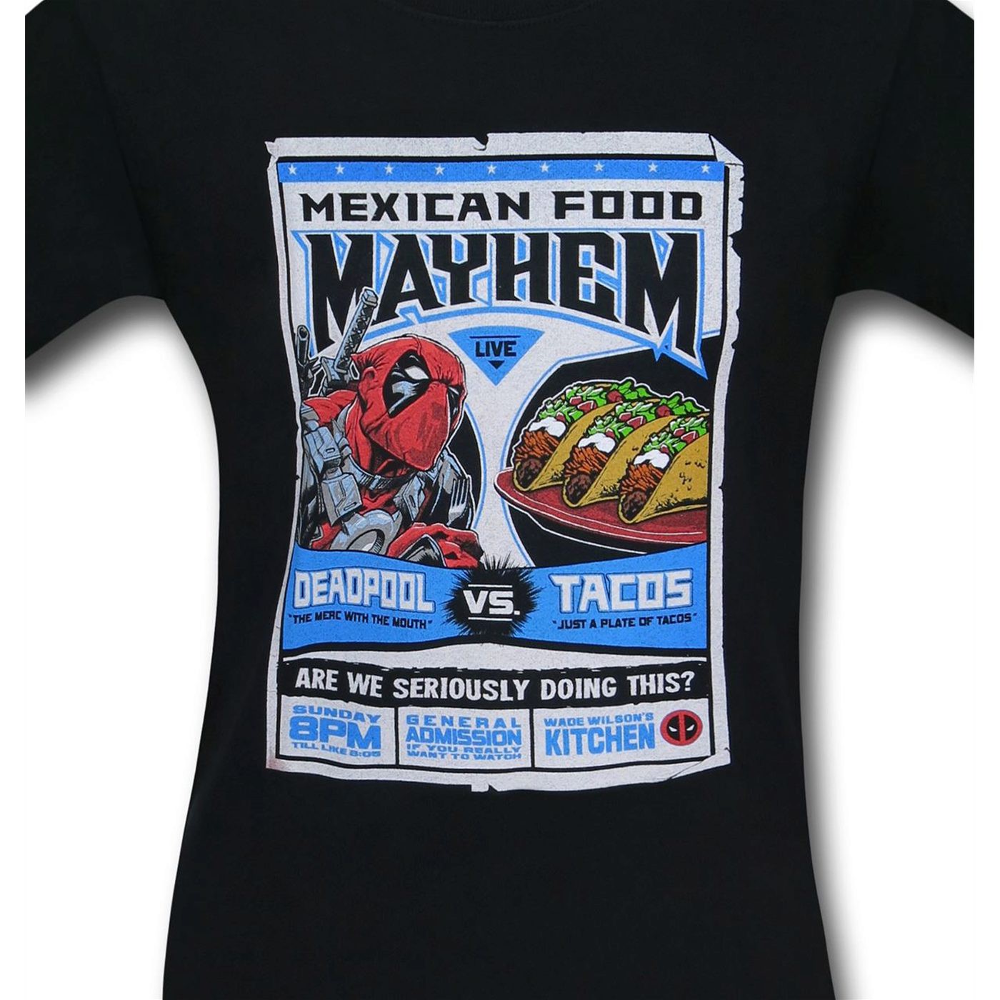 Deadpool Vs Tacos Men's T-Shirt
