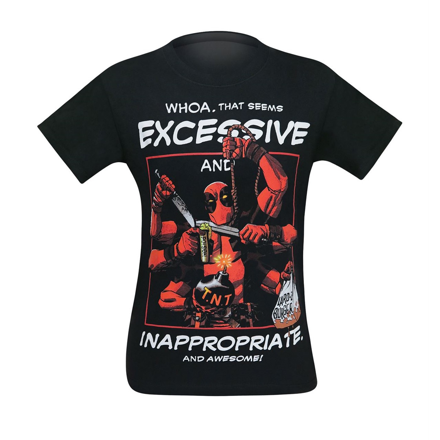 Deadpool Whoa That Seems Excessive Men's T-Shirt
