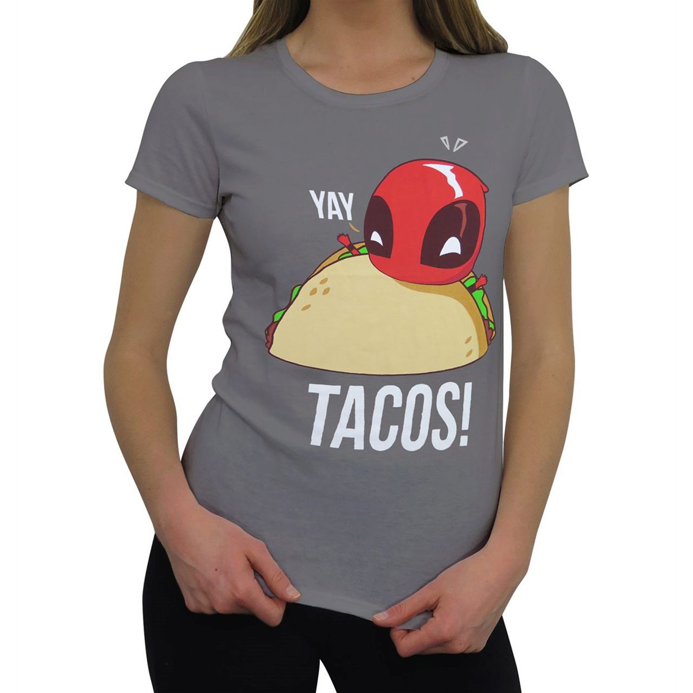 Deadpool Yay Tacos Women's T-Shirt