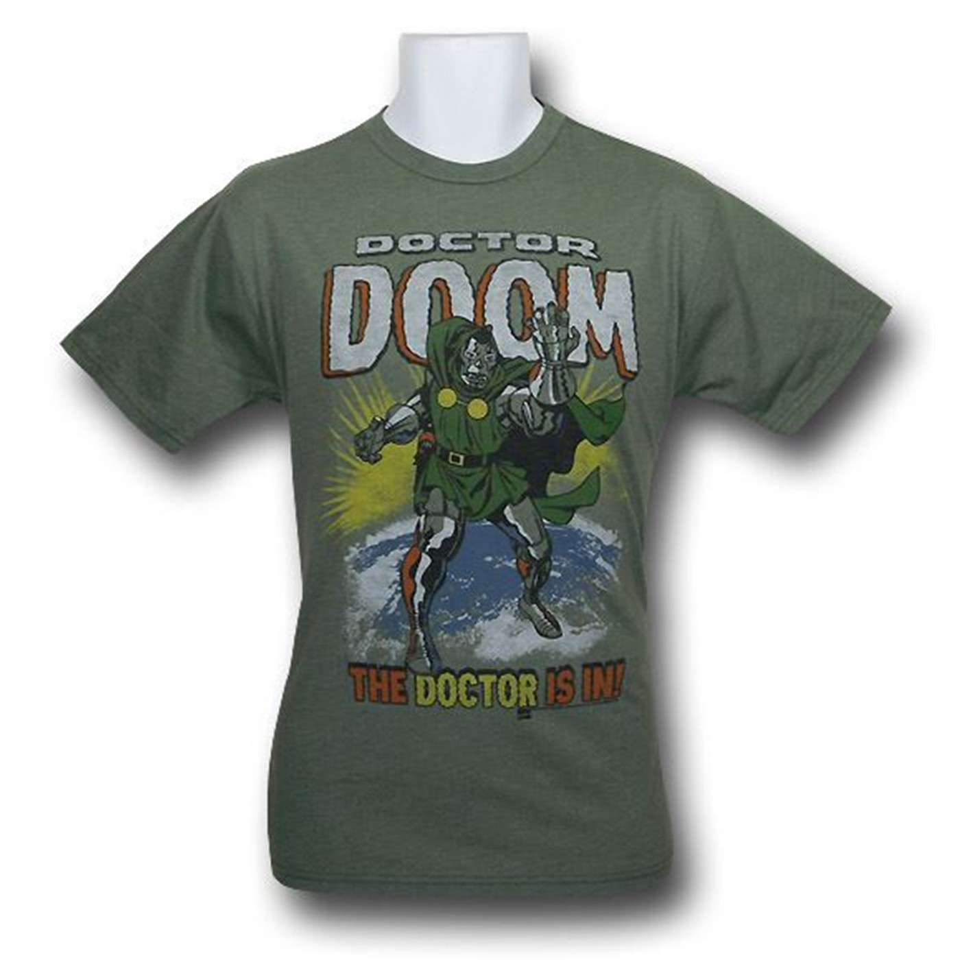 Dr. Doom Dr. Is In Junk Food T-Shirt