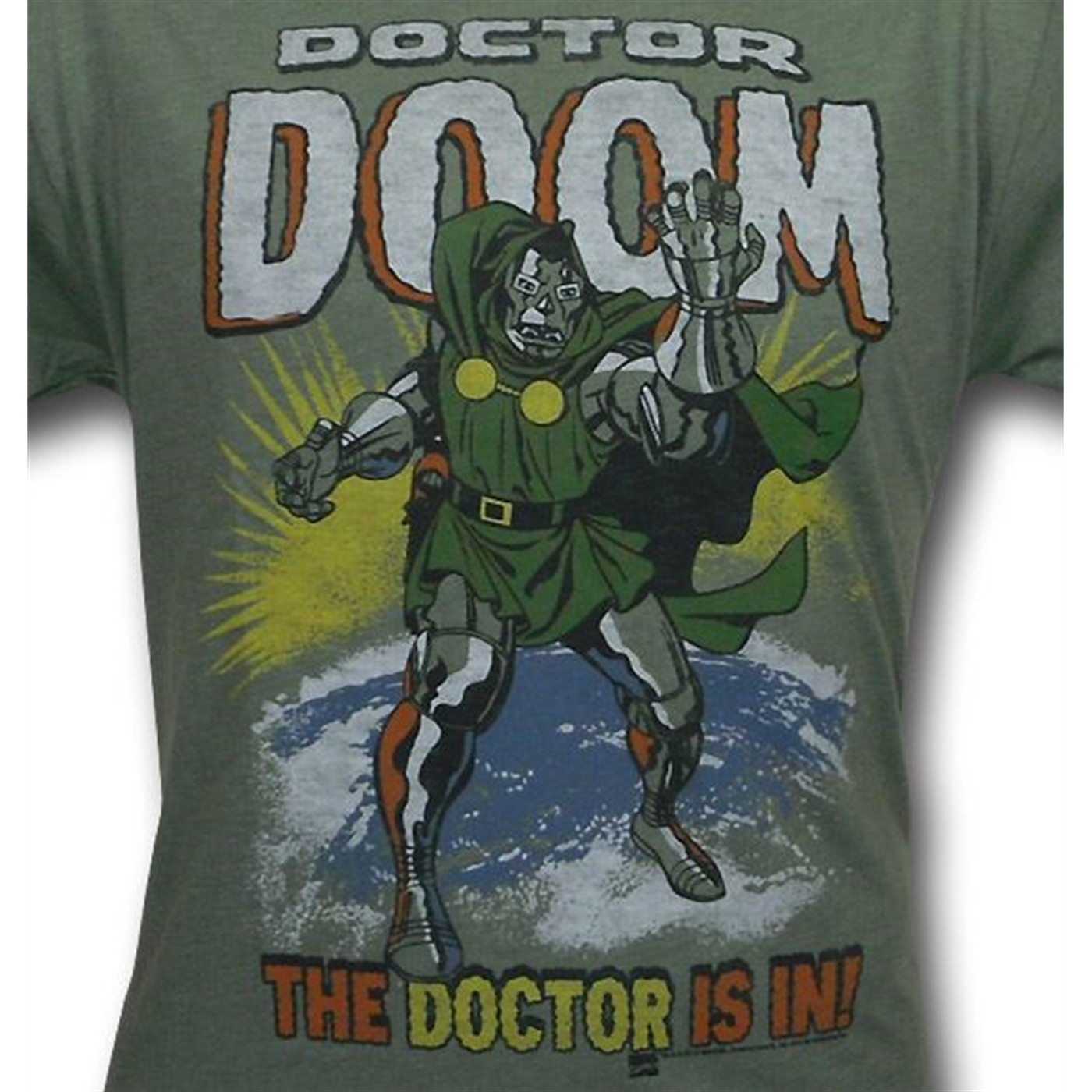 Dr. Doom Dr. Is In Junk Food T-Shirt