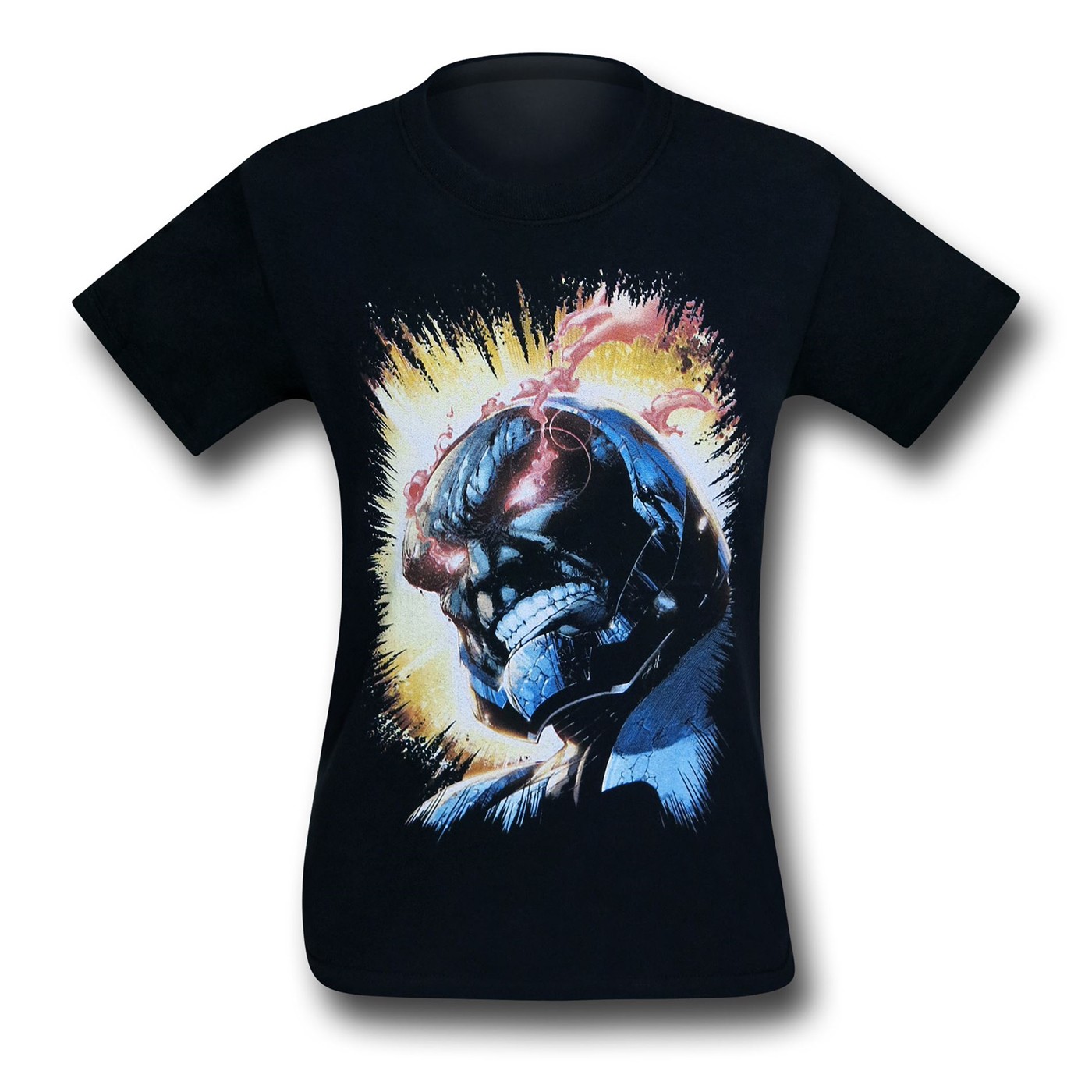 Darkseid Fiery Eyes Black T-Shirt