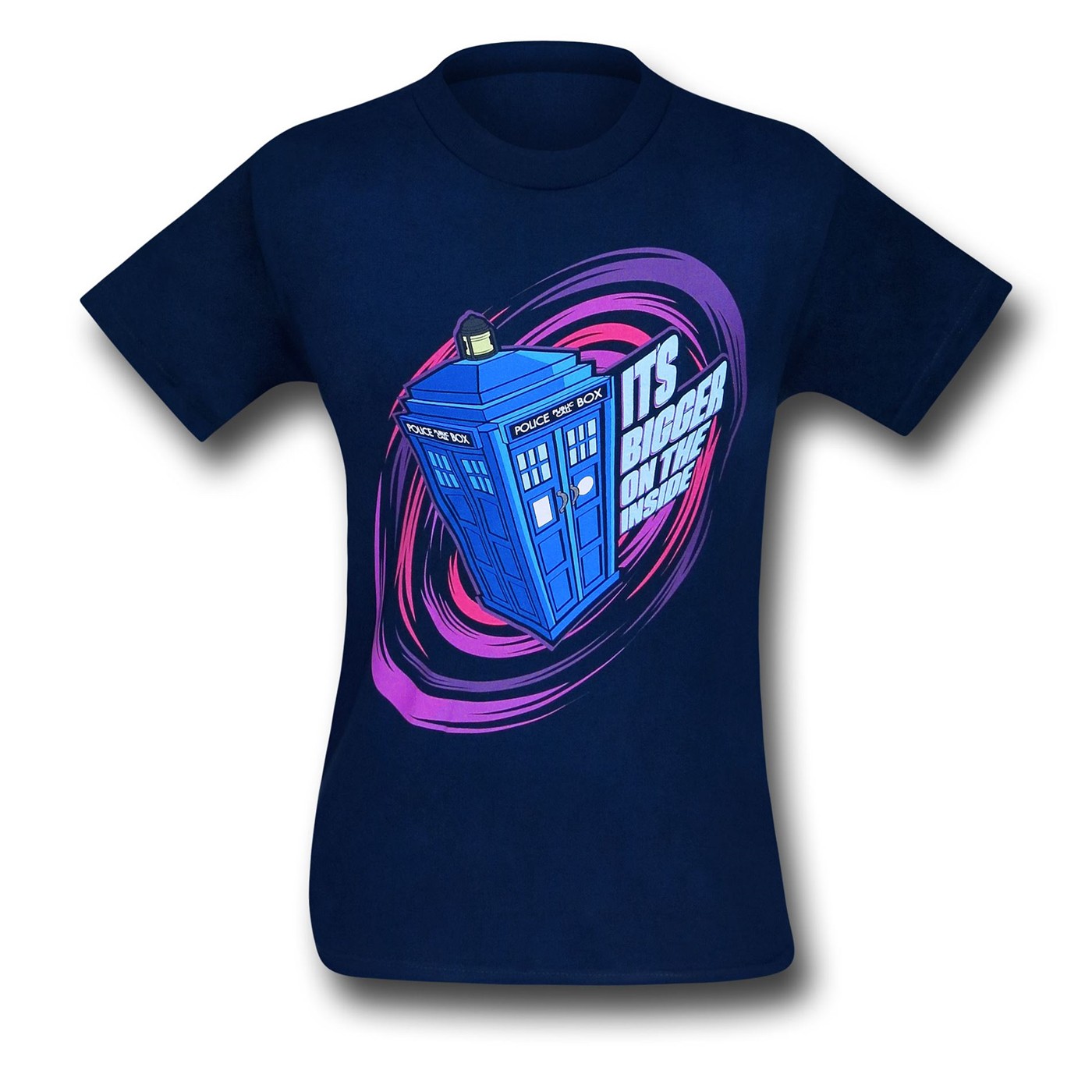 Doctor Who Bigger On The Inside Navy T-Shirt