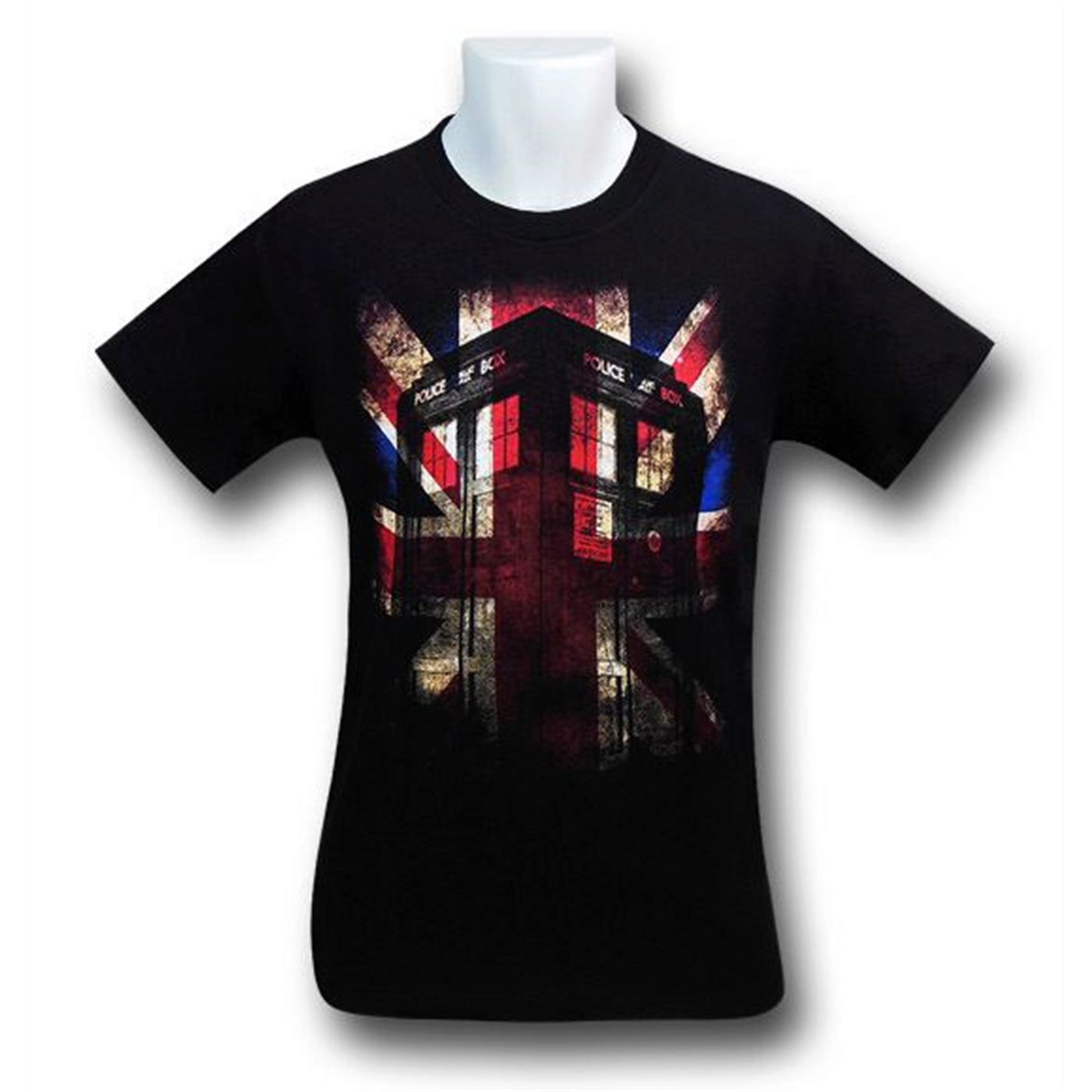 Doctor Who Union Jack Tardis T-Shirt