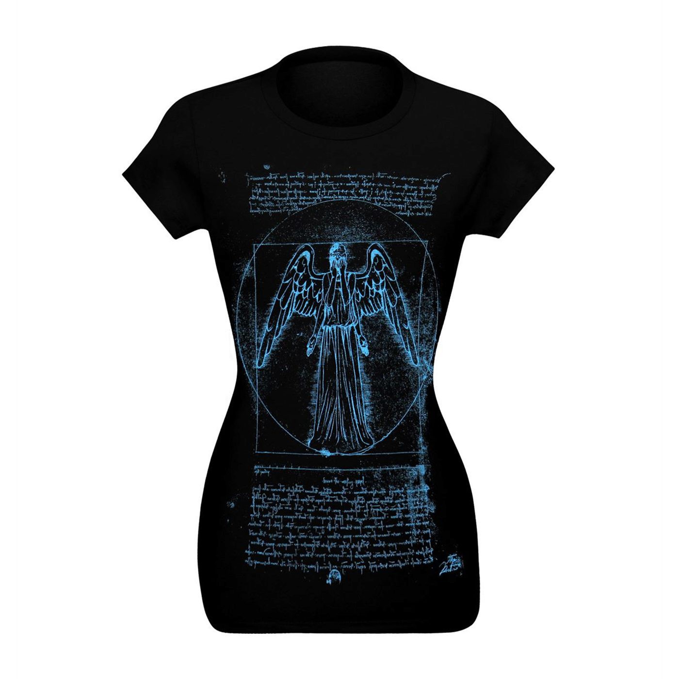Dr. Who Vitruvian Angel Women's T-Shirt