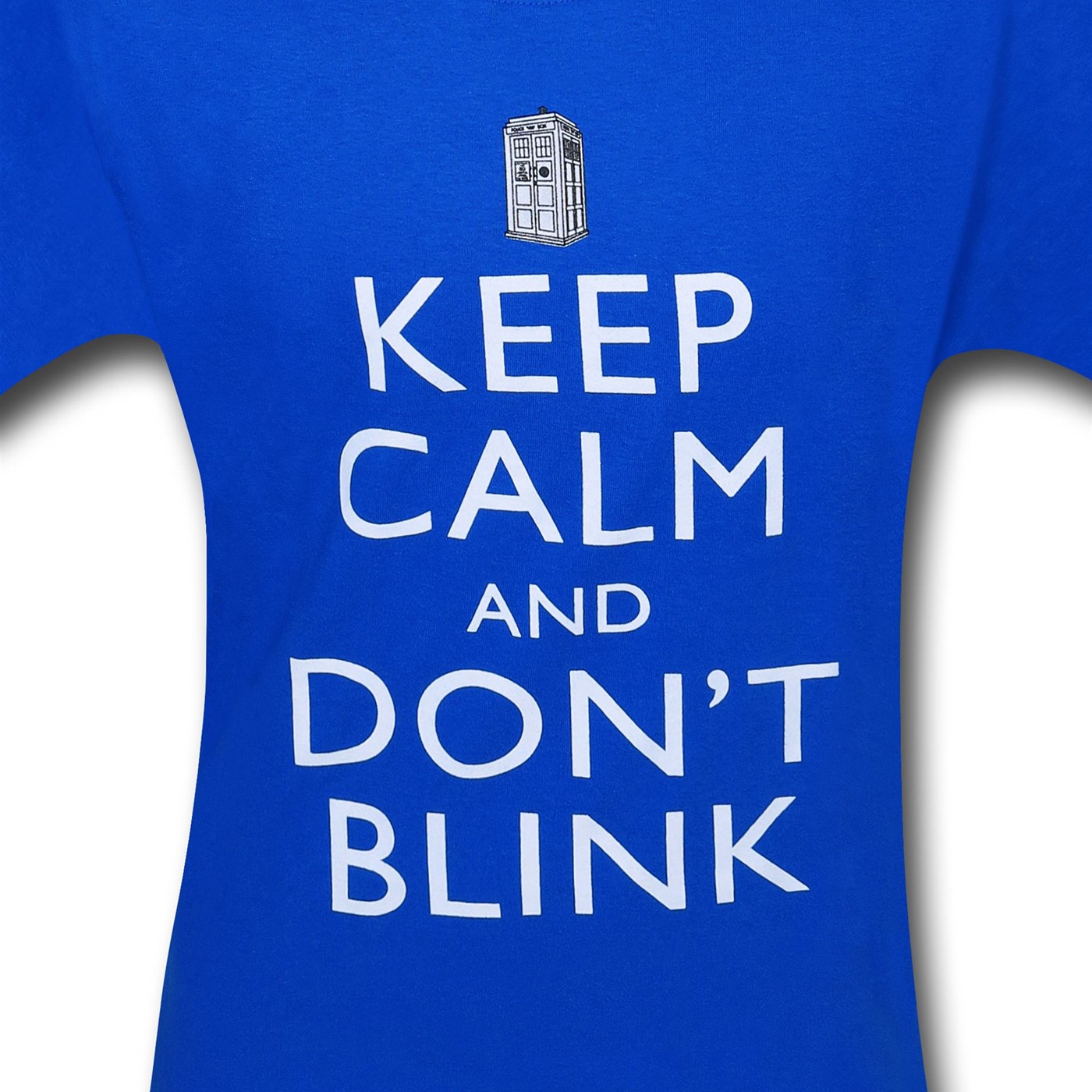 Doctor Who Don't Blink Blue T-Shirt