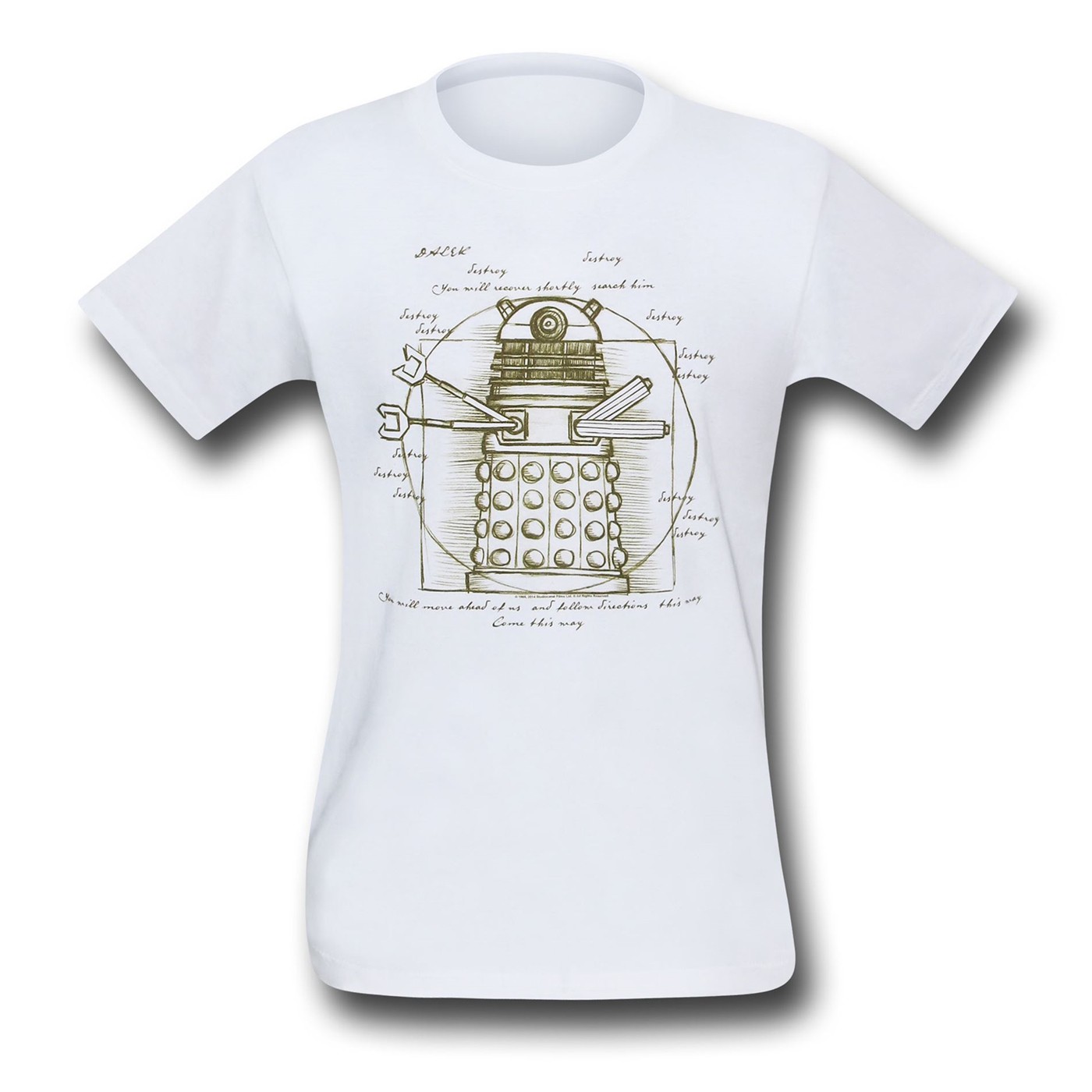 Doctor Who Vitruvian Dalek 30 Single T-Shirt