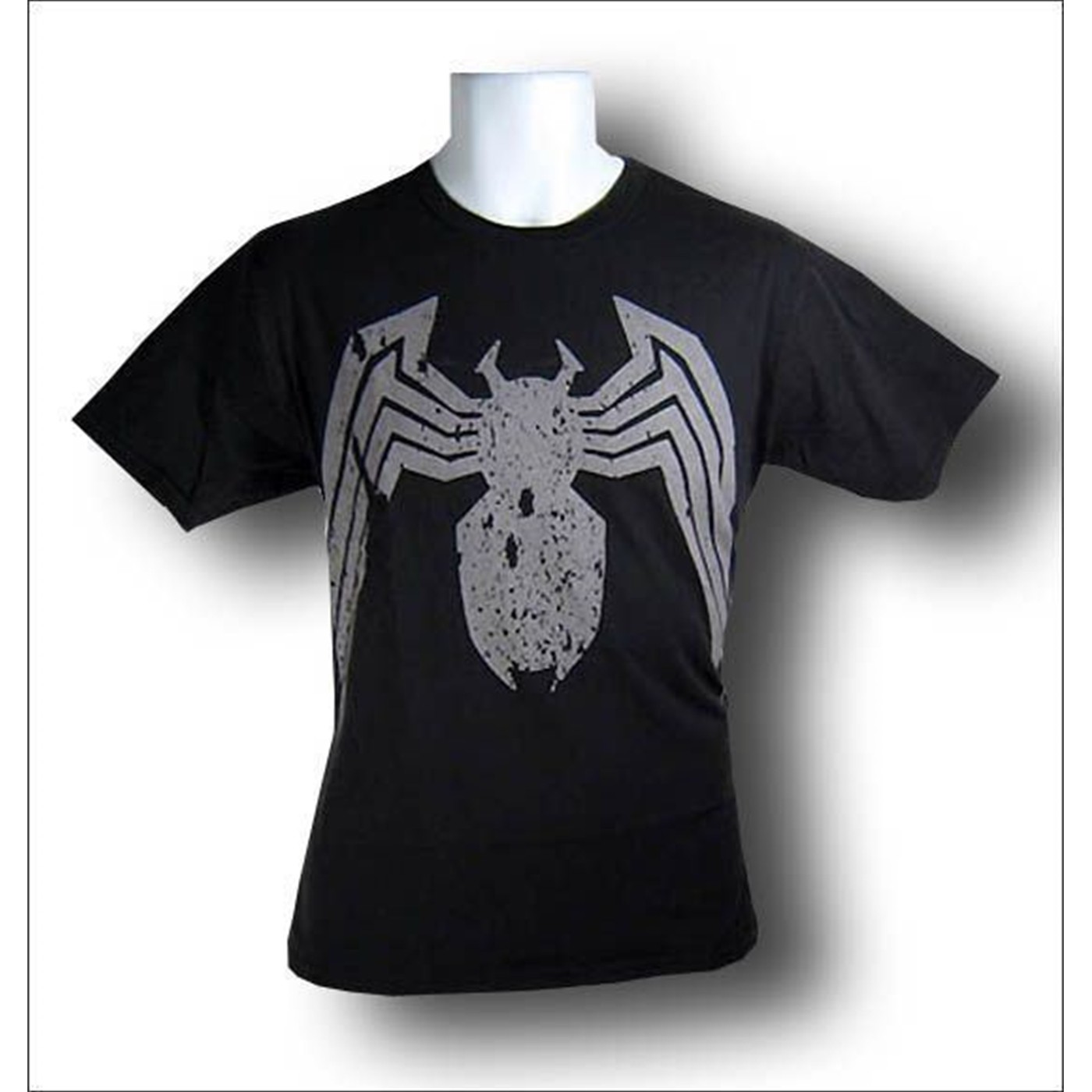 Evil Spiderman Black Wash T-Shirt by Junk Food