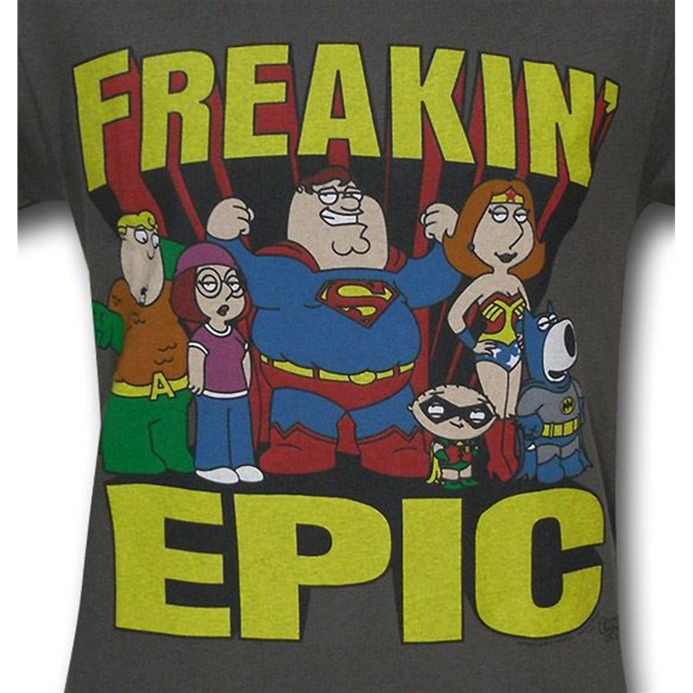 Family Guy Freakin' Epic Superhero T-Shirt