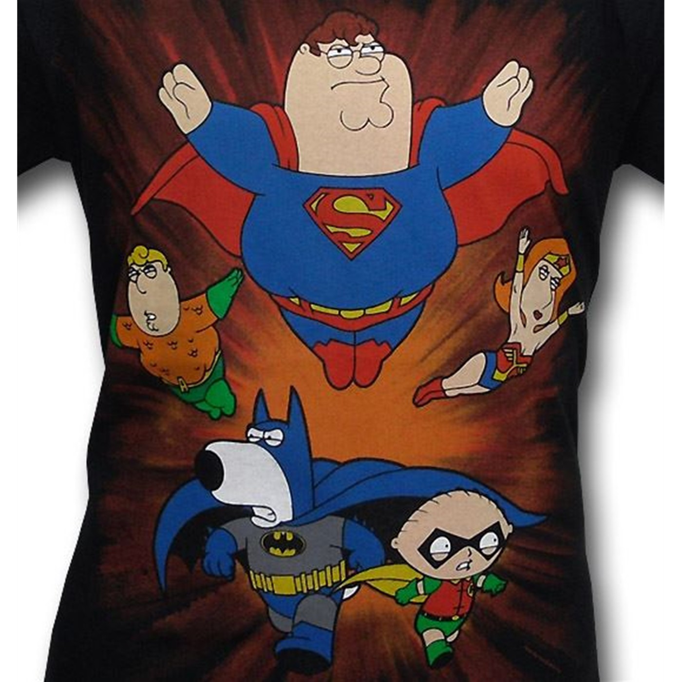 Family Guy DC Superheroes T-Shirt