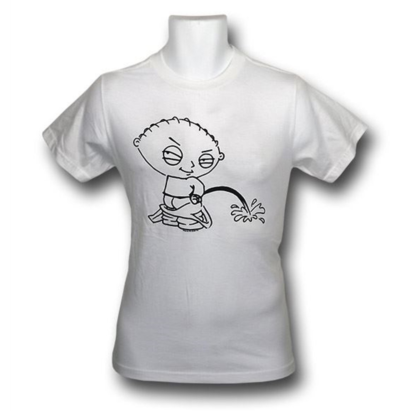Family Guy Stewie Peeing (30 Single) T-Shirt