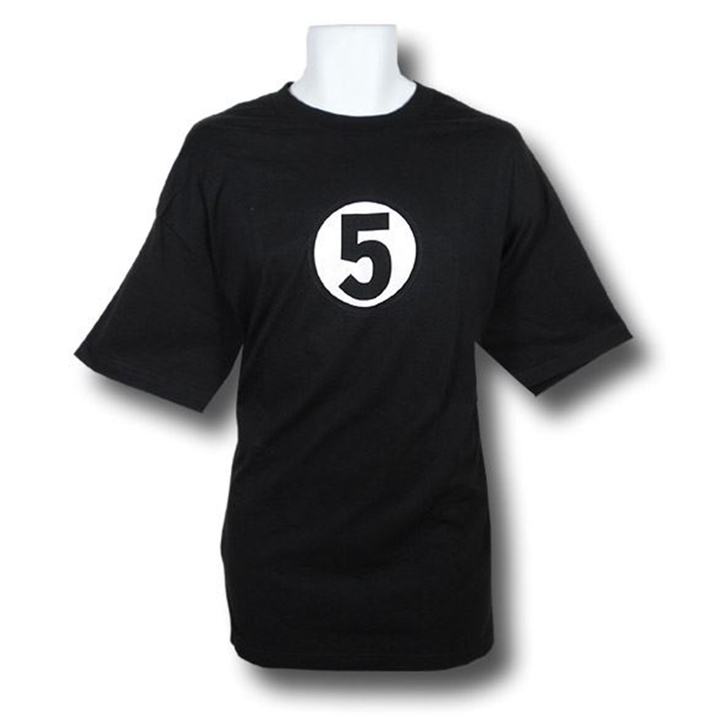 Fantastic Five: Spoof Symbol Black T-Shirt