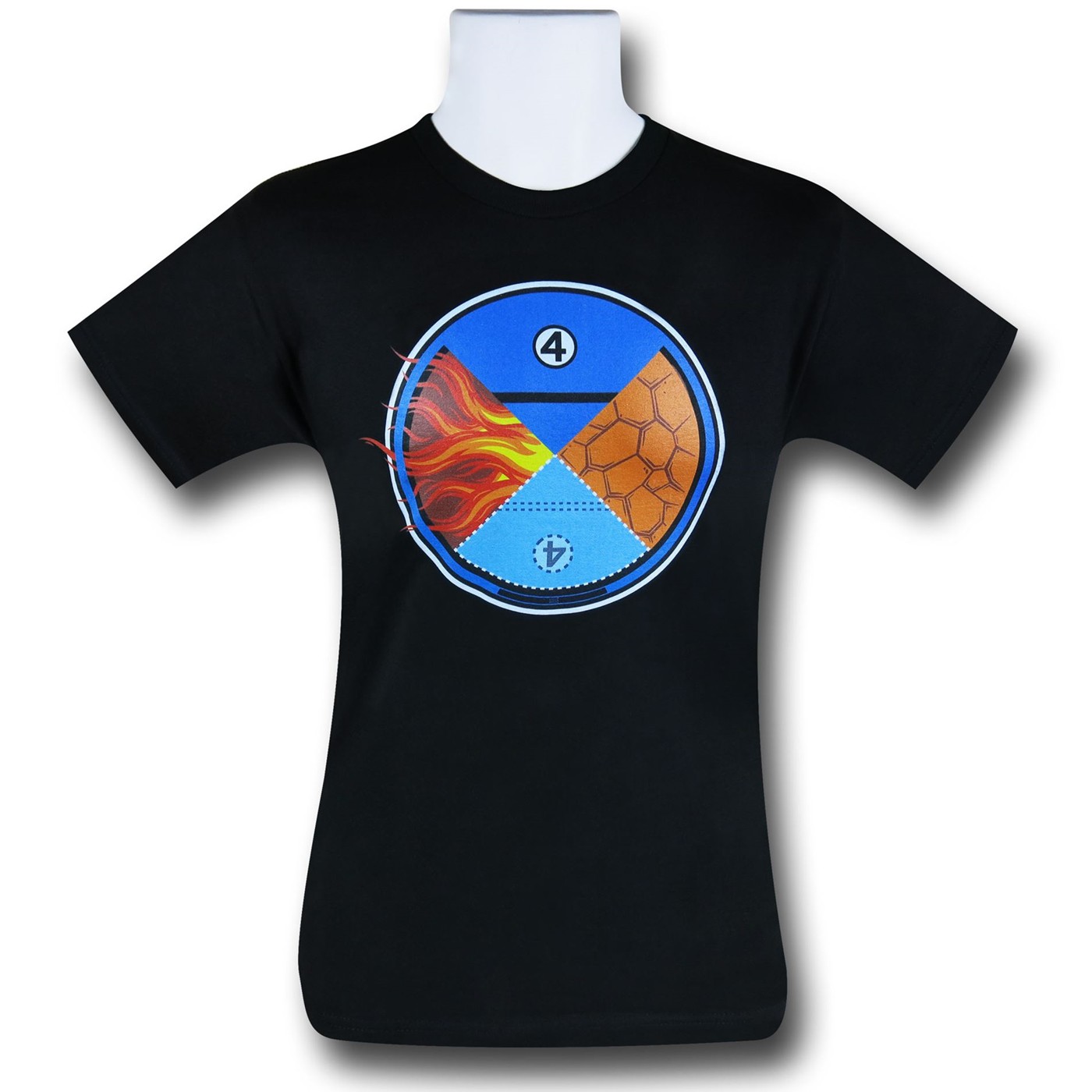 Fantastic Four Hero Quadrant 30 Single T-Shirt
