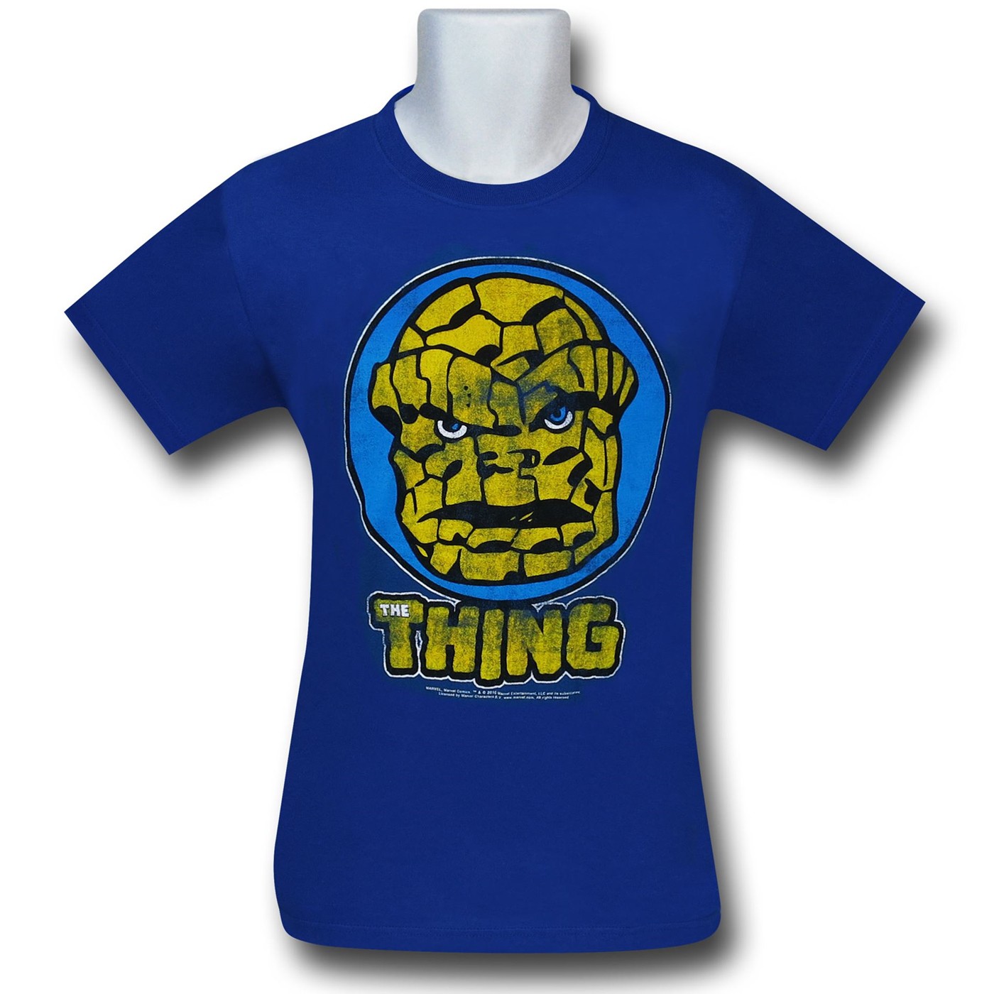 Fantastic Four Thing Head Shot (30 Single) T-Shirt