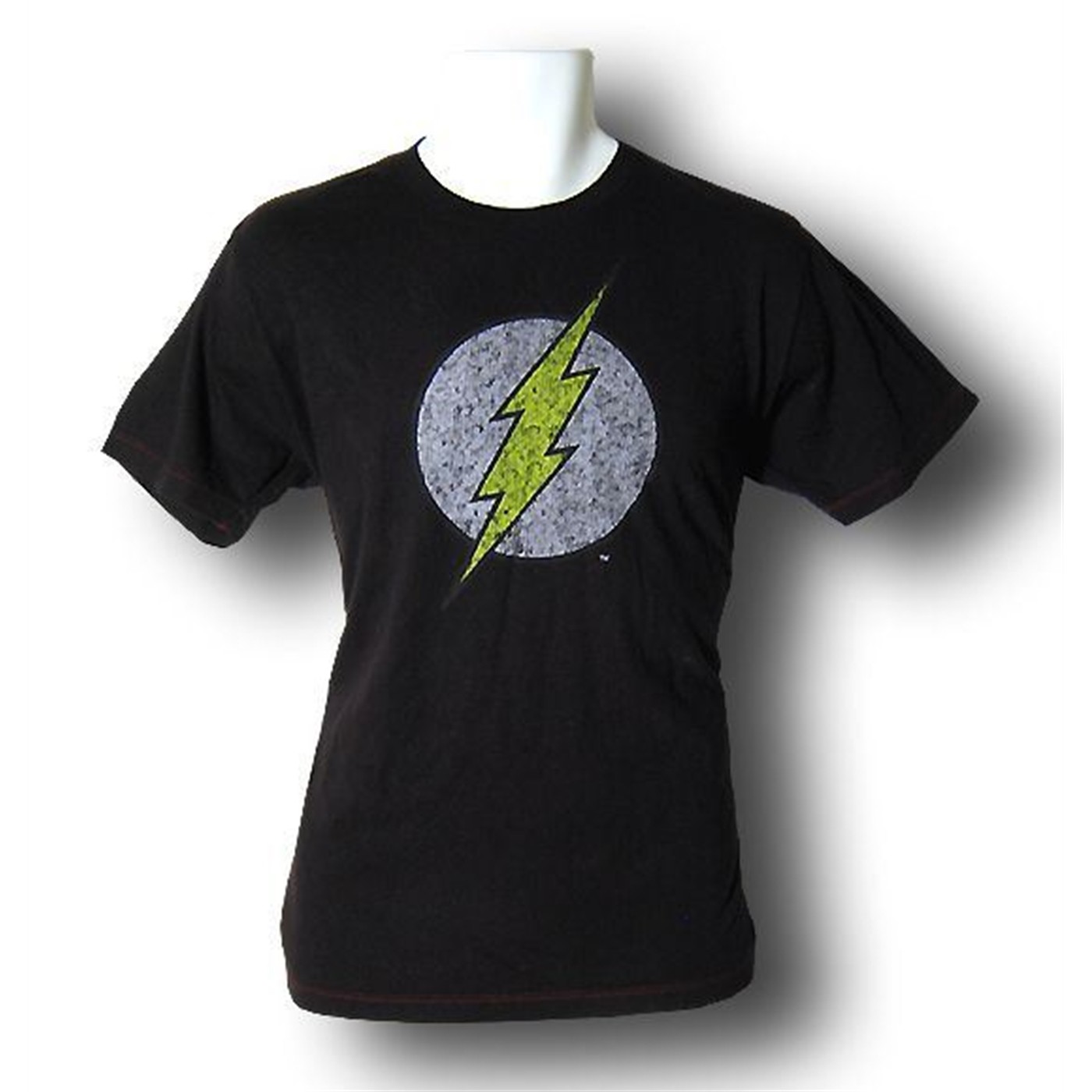 The Flash Dark Brown Distressed T-Shirt