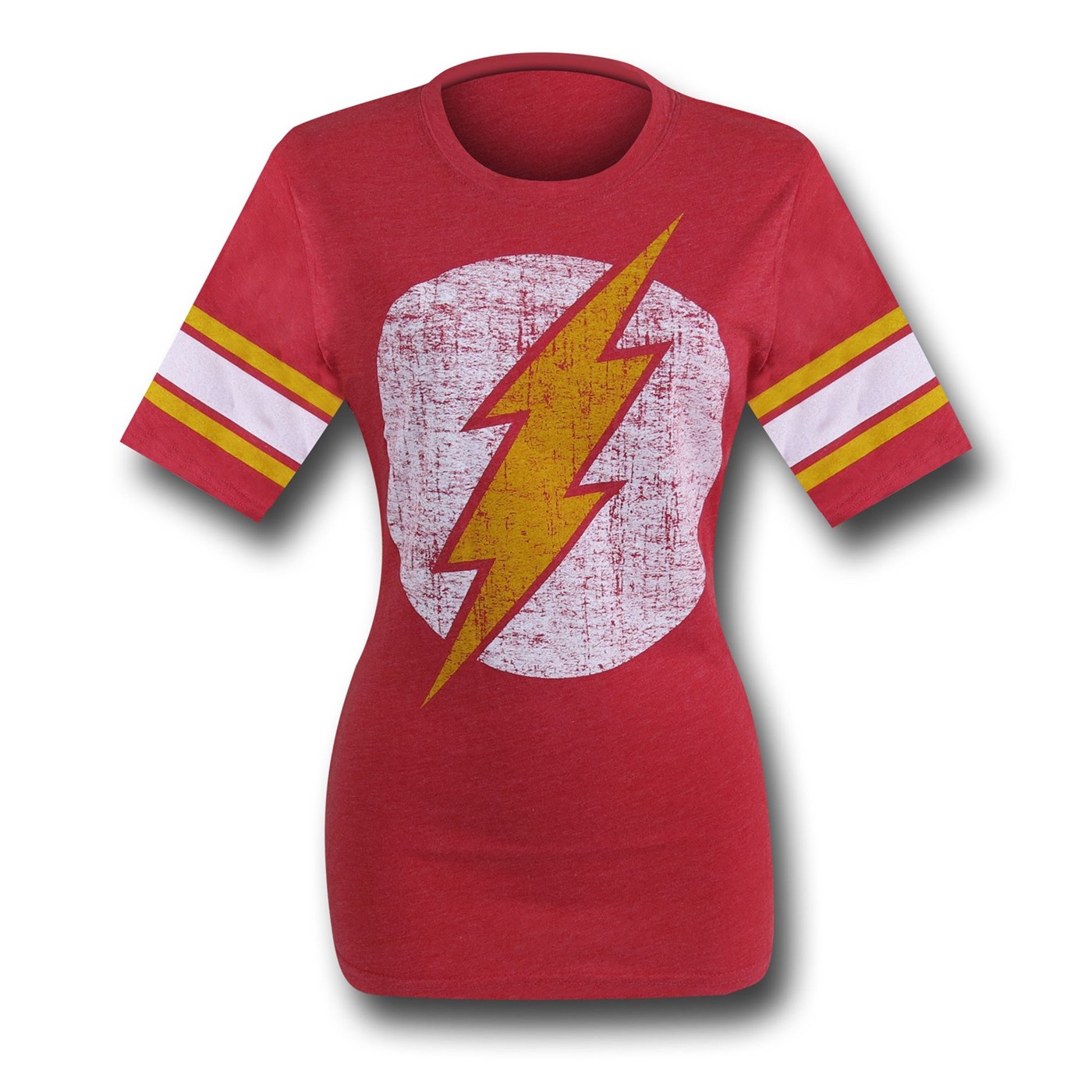 Flash Women's Distressed Symbol Athletic T-Shirt