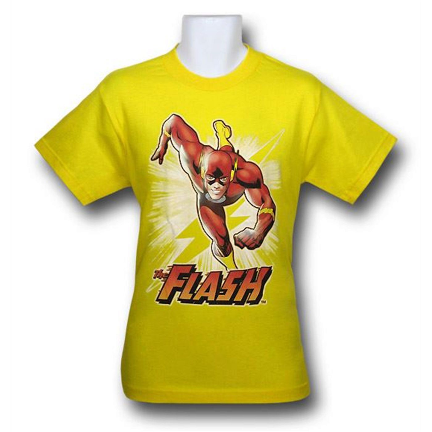 Flash Bolt Burst Yellow Kids T-Shirt