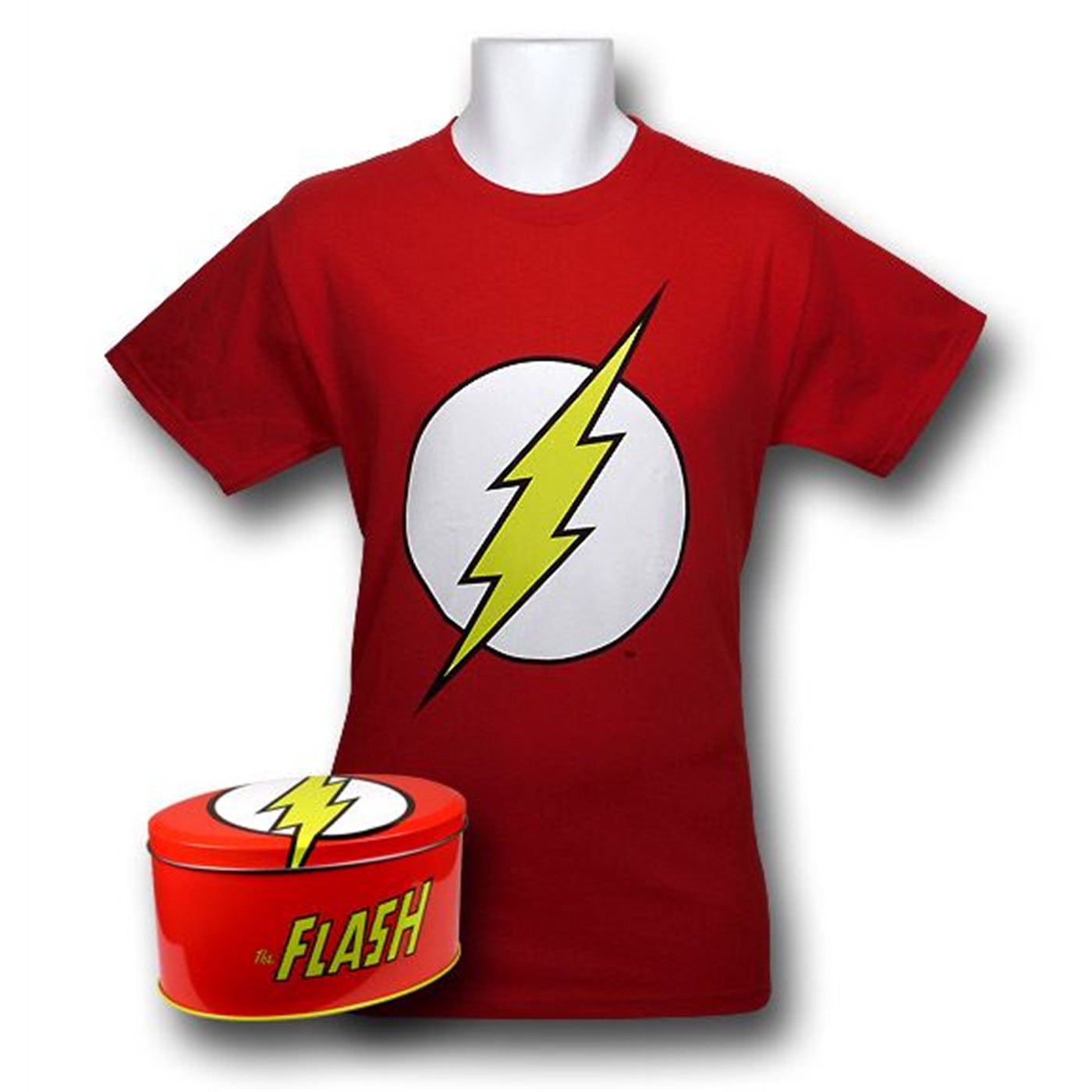 Flash Symbol T-Shirt In A Tin
