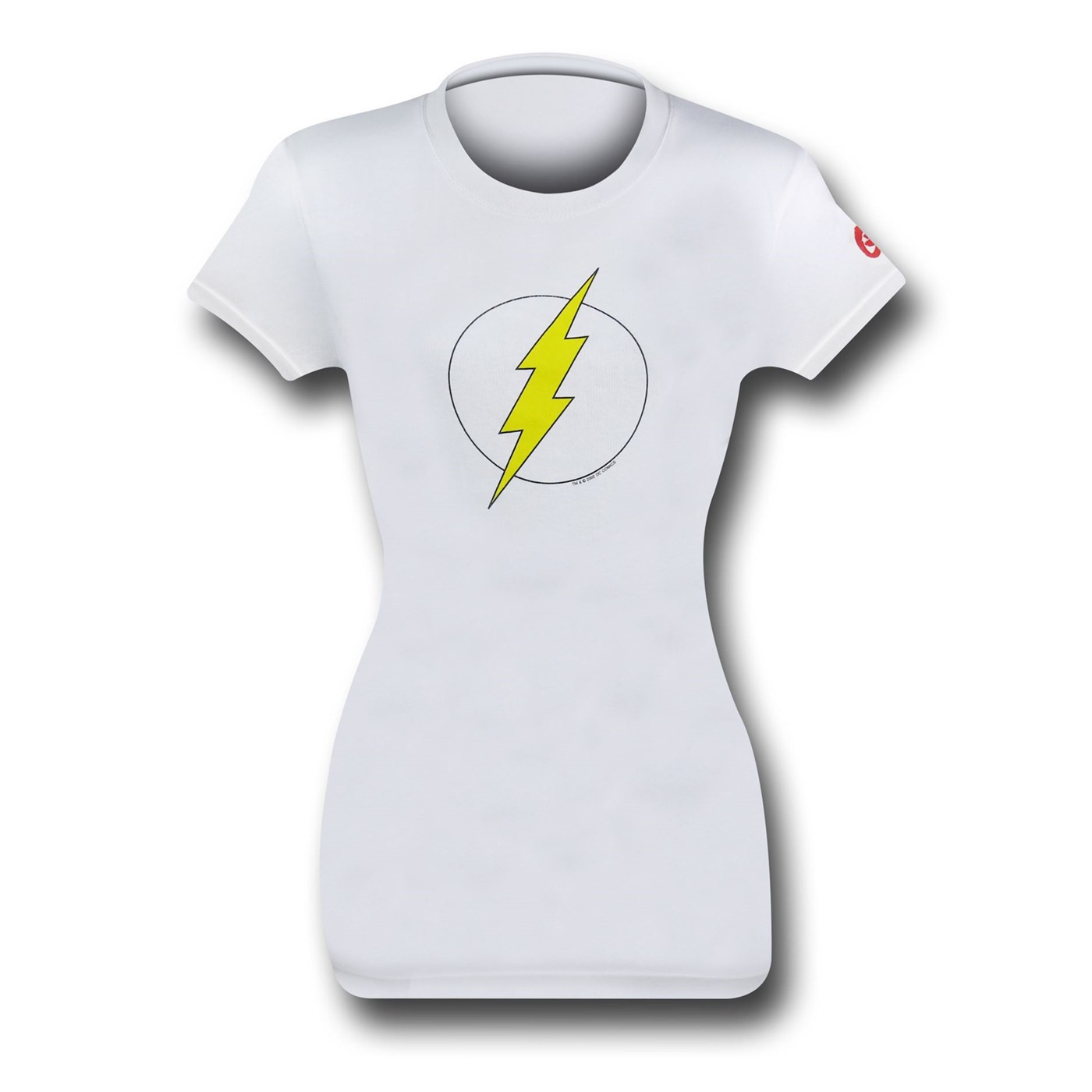 The Flash Symbol Women's White T-Shirt