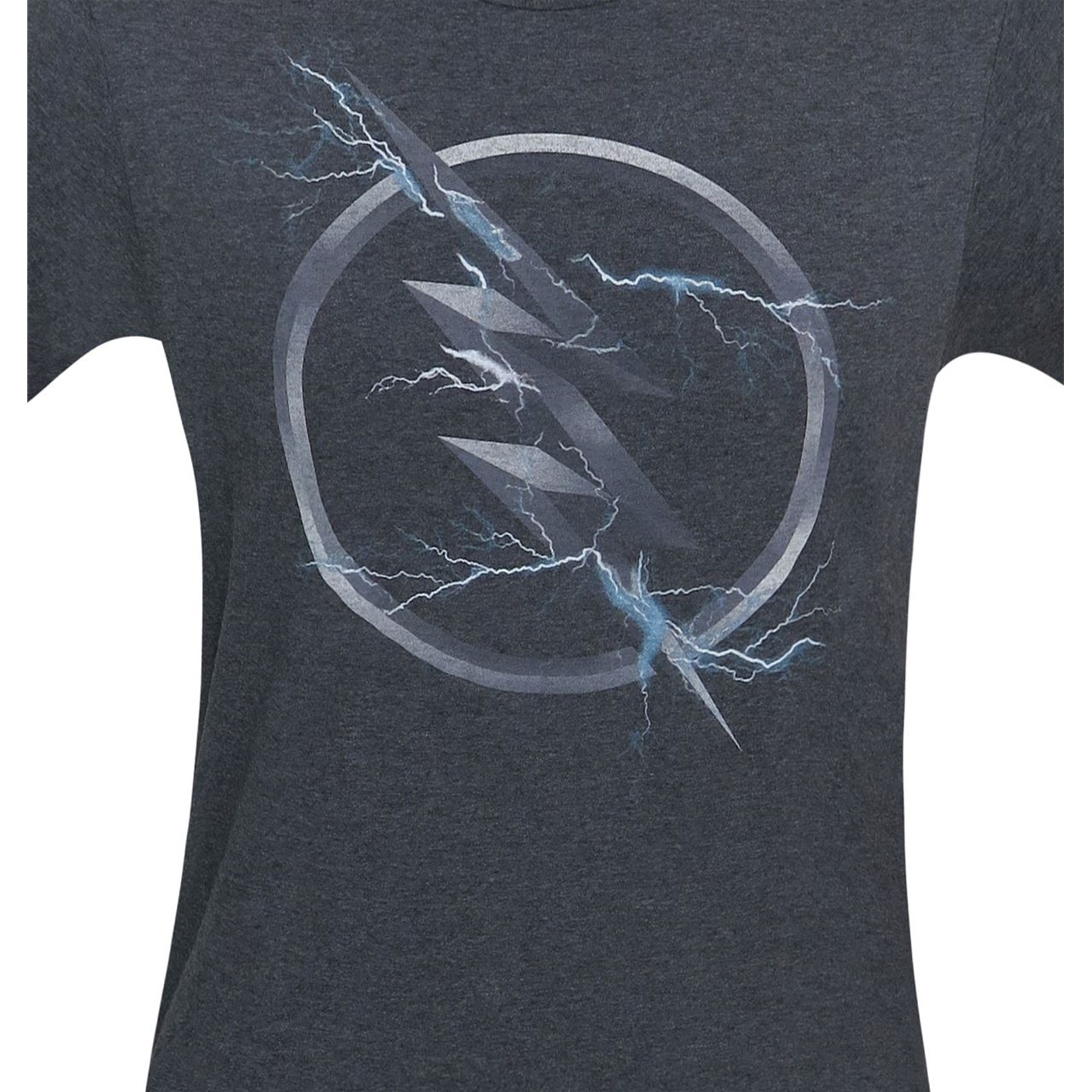 Flash Zoom Symbol Charcoal Men's T-Shirt