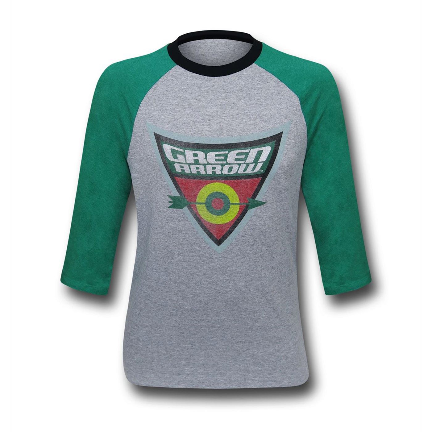 Green Arrow Brave and Bold Symbol Men's Baseball T-Shirt