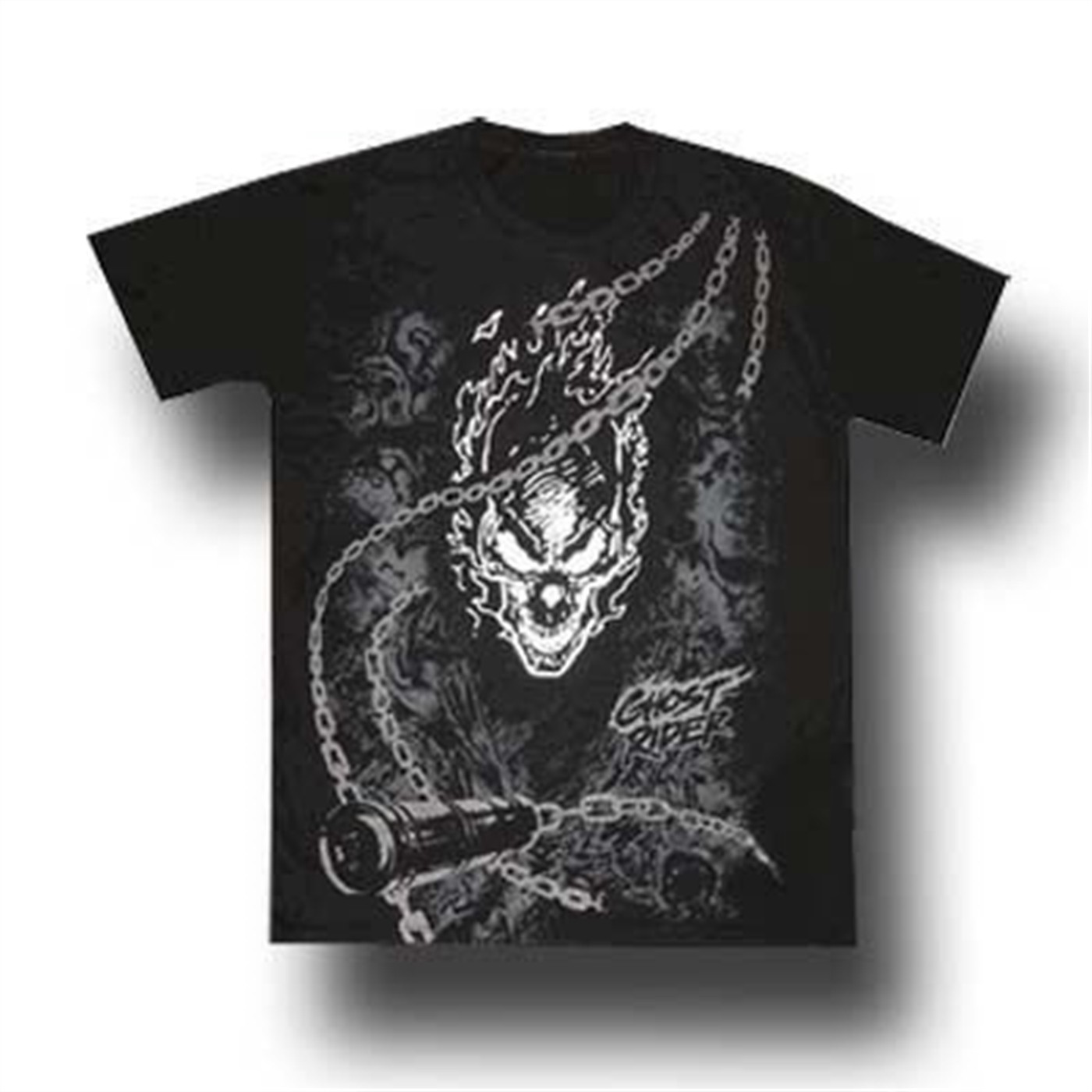 Ghost Rider Skull and Chains T-Shirt