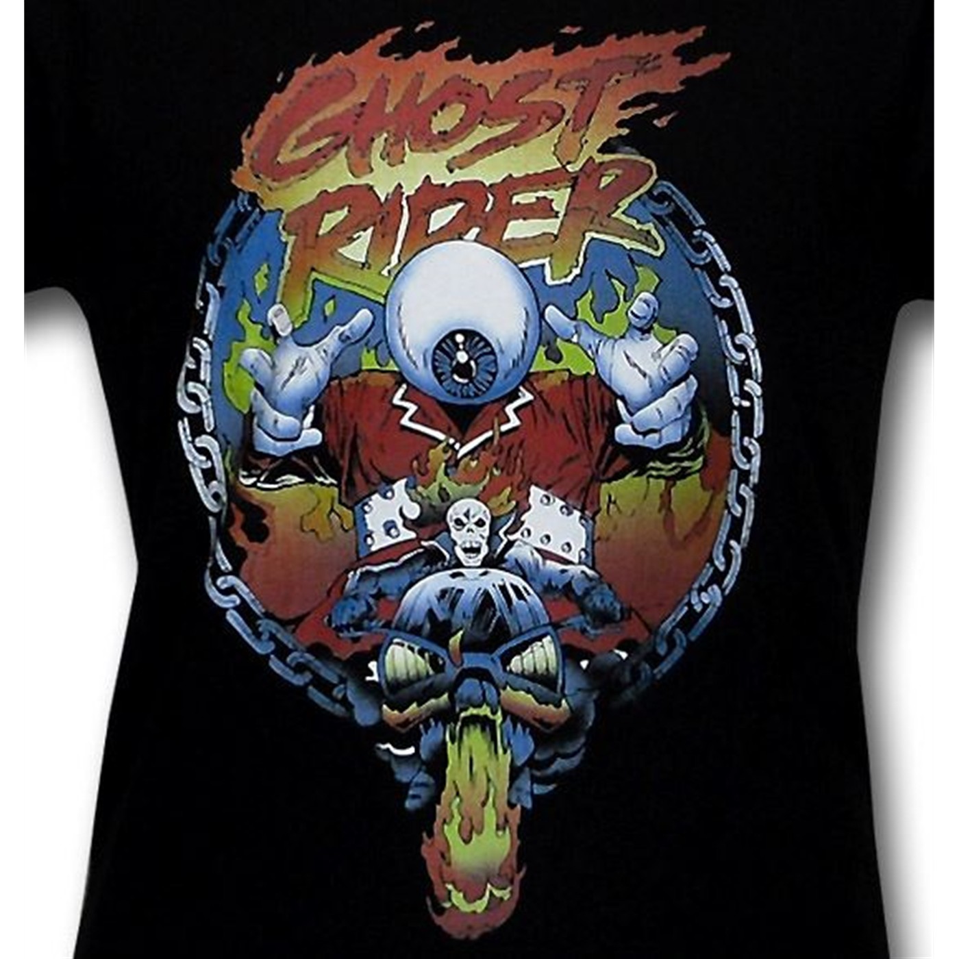 Ghost Rider Orb of Evil 30 Single T-Shirt