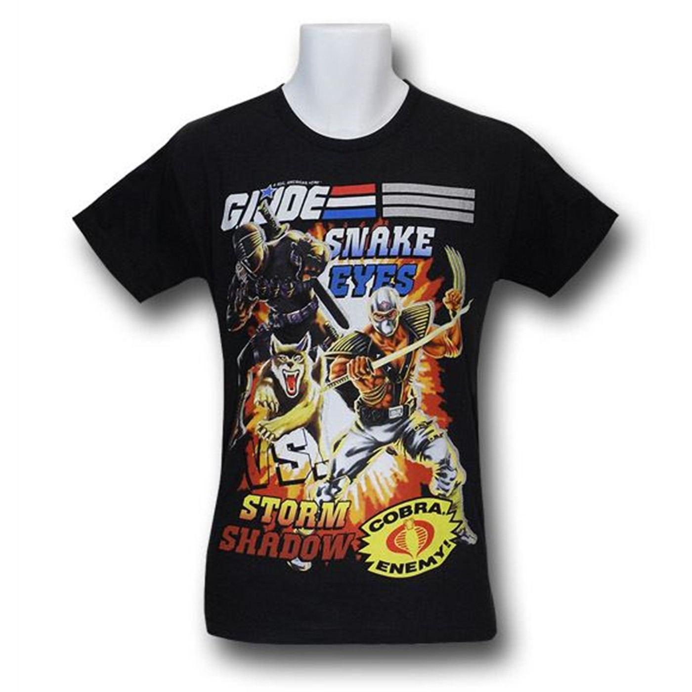 GI Joe Snake Eyes Vs Storm Shadow 30 Single T-Shirt