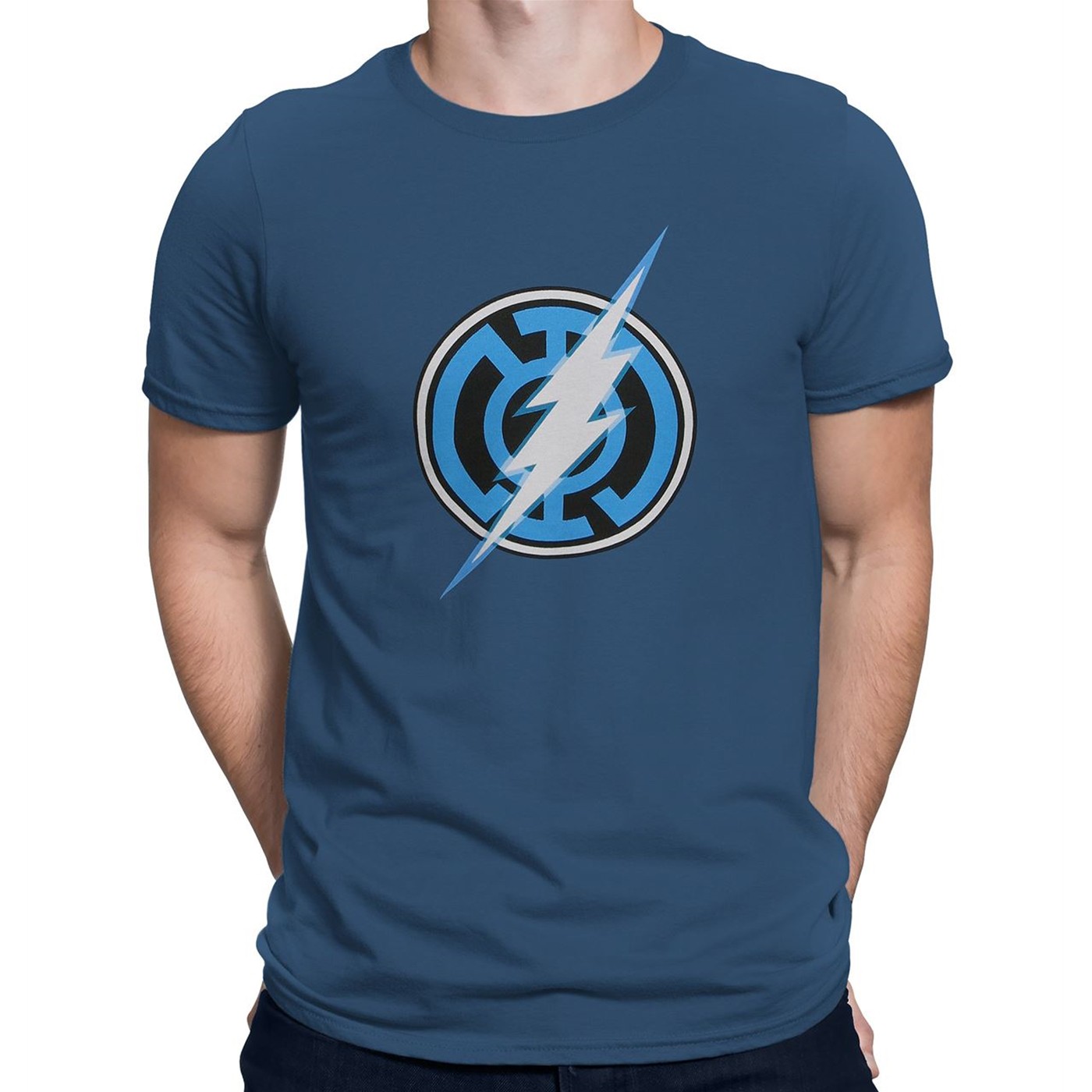 Blue Lantern Flash Symbol T-Shirt
