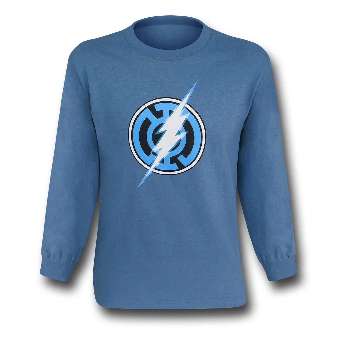 Blue Lantern Flash Symbol Long Sleeve T-Shirt