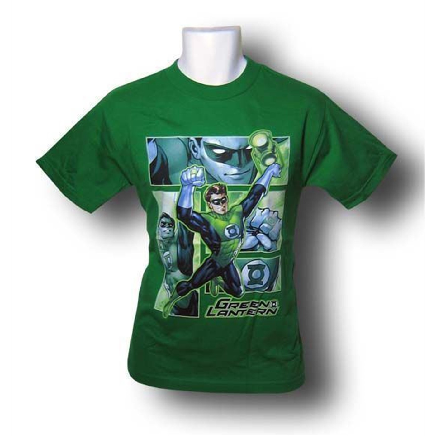 Green Lantern Flying in Boxes T-Shirt