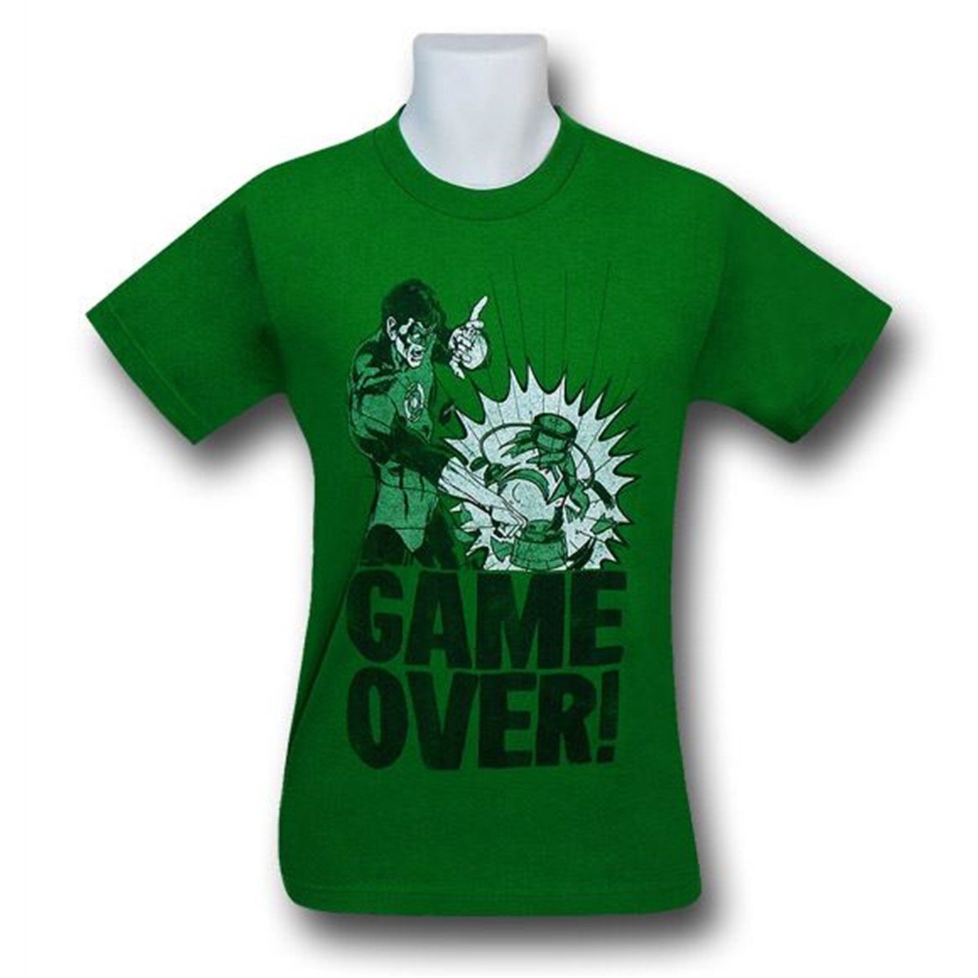 Green Lantern Game Over Green T-Shirt
