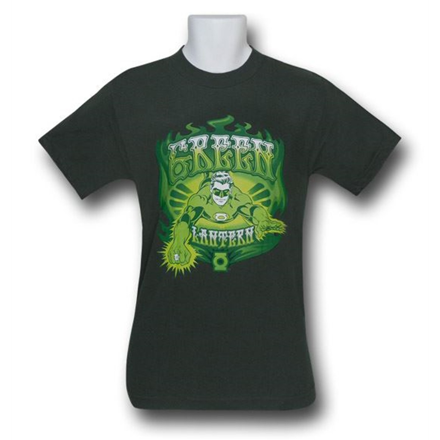 Green Lantern Groovy Flames T-Shirt