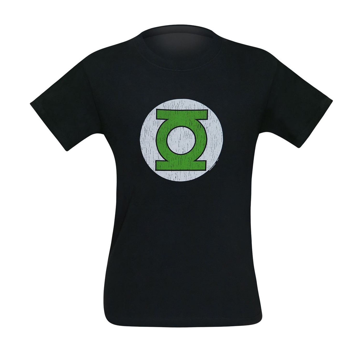Green Lantern Corps Distressed Black Men's T-Shirt