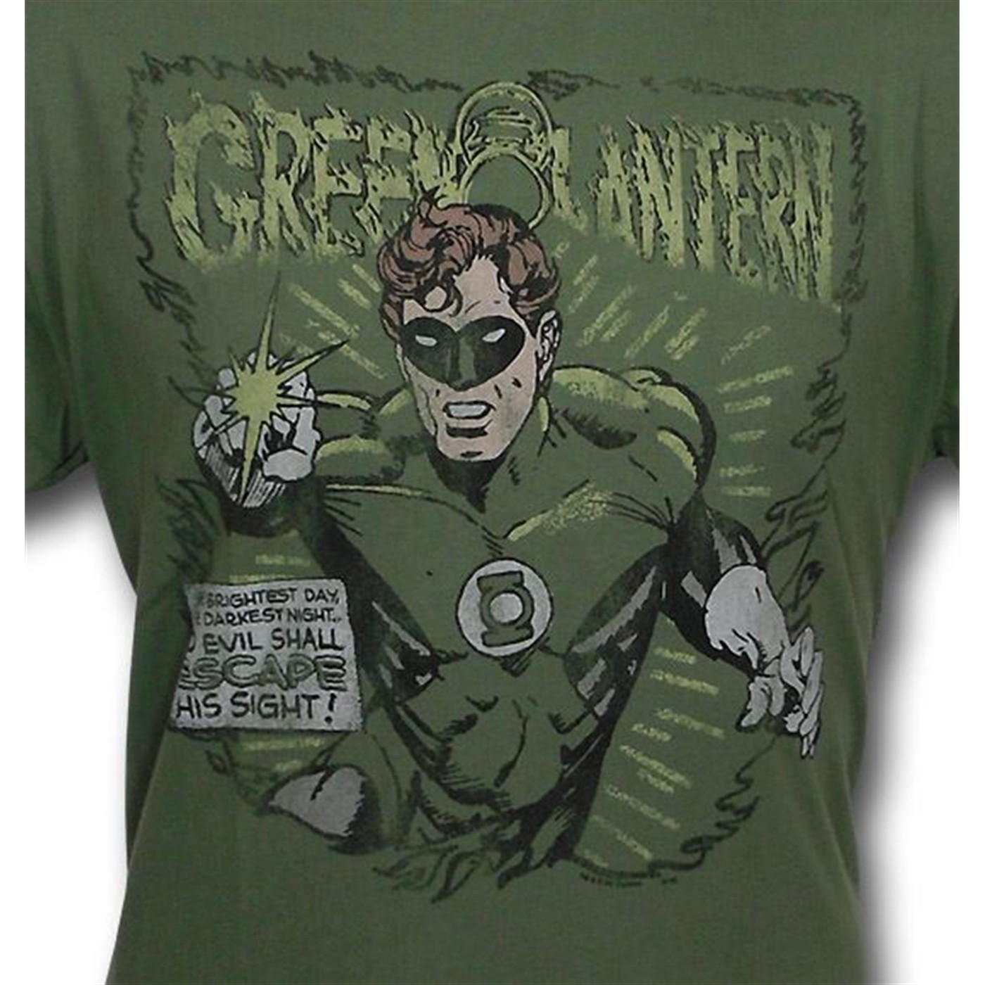 Green Lantern No Evil Shall Junk Food T-Shirt