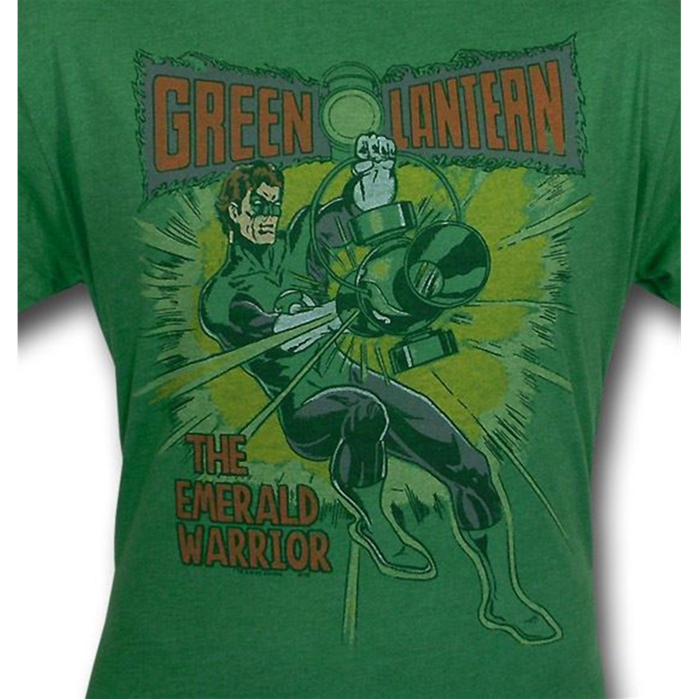 Green Lantern Warrior Junk Food Heather T-Shirt